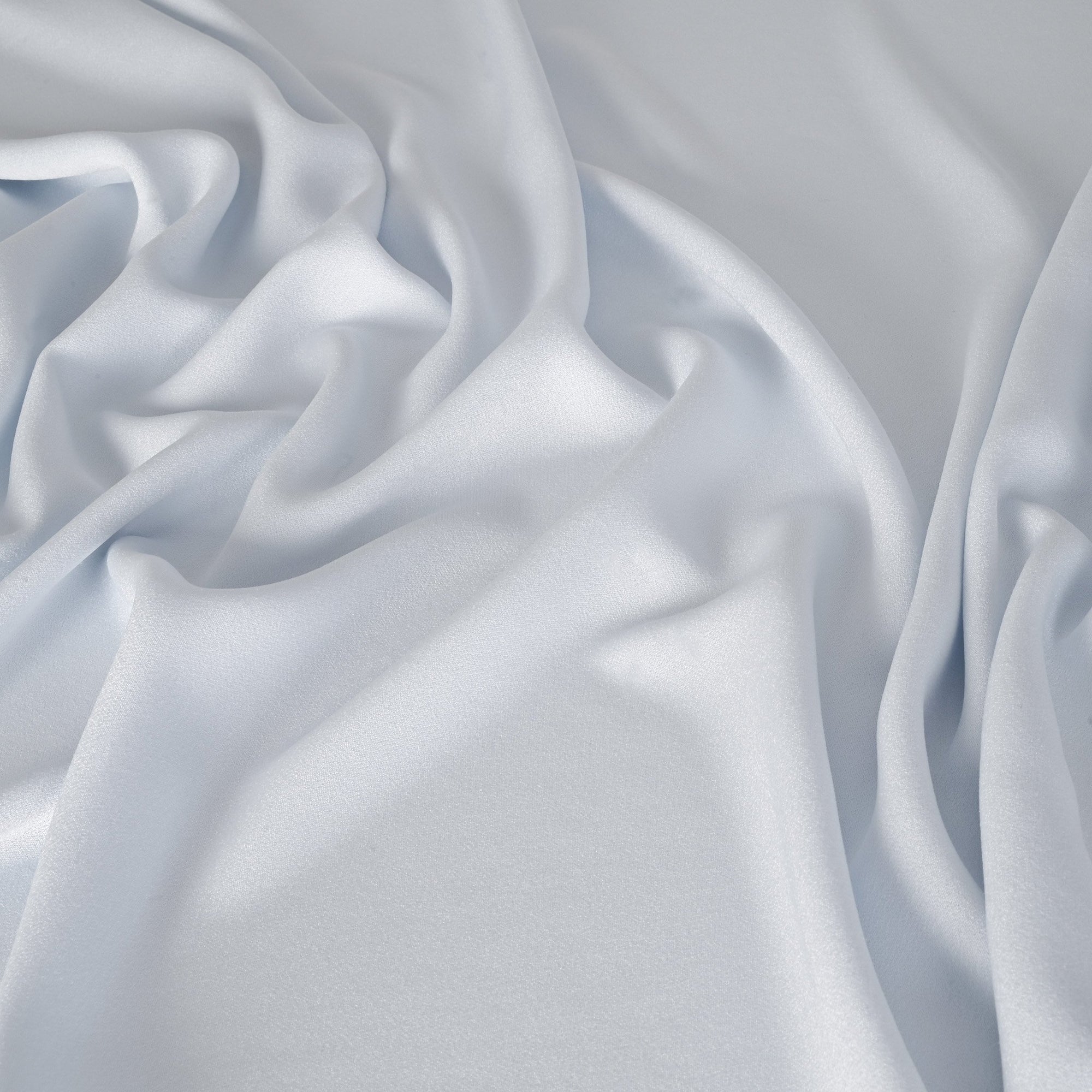 Baby Blue Crepe Fabric 79826