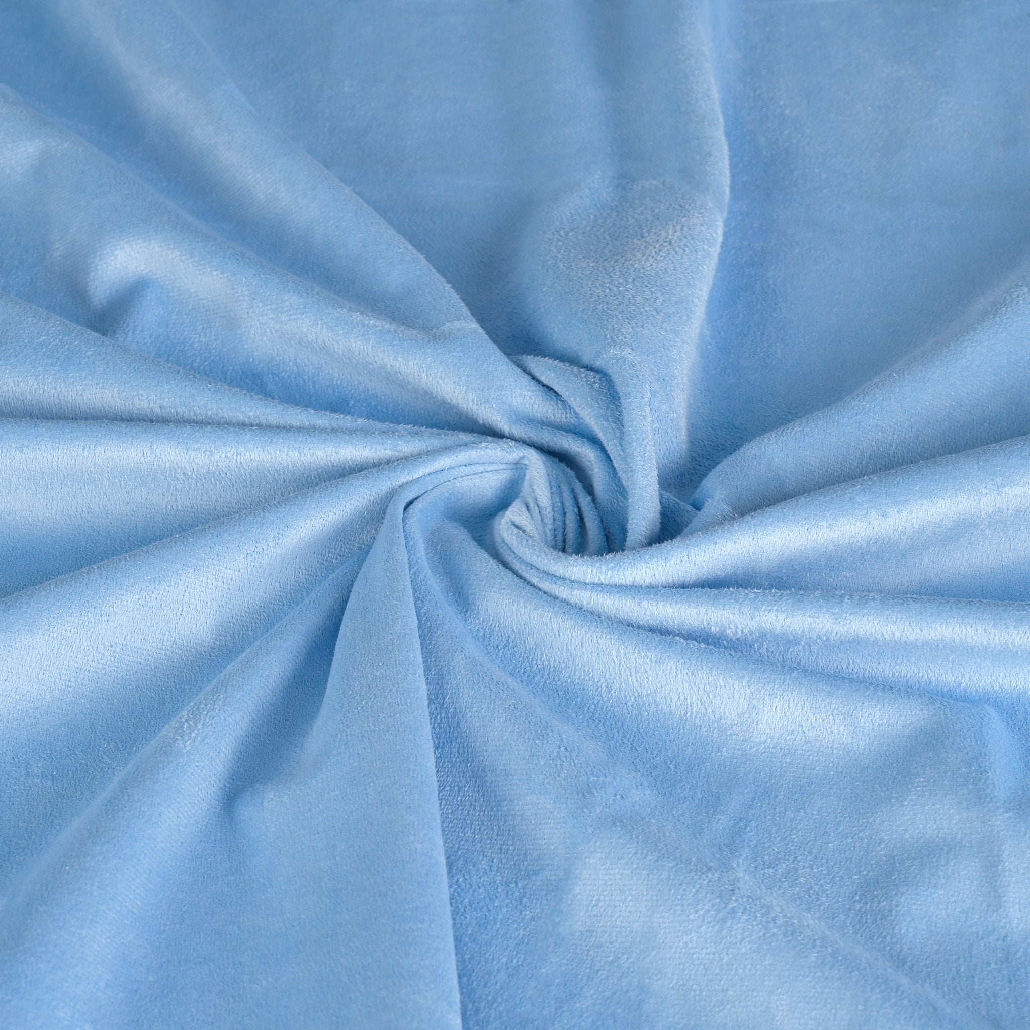 Baby Blue Suede Fabric 4962