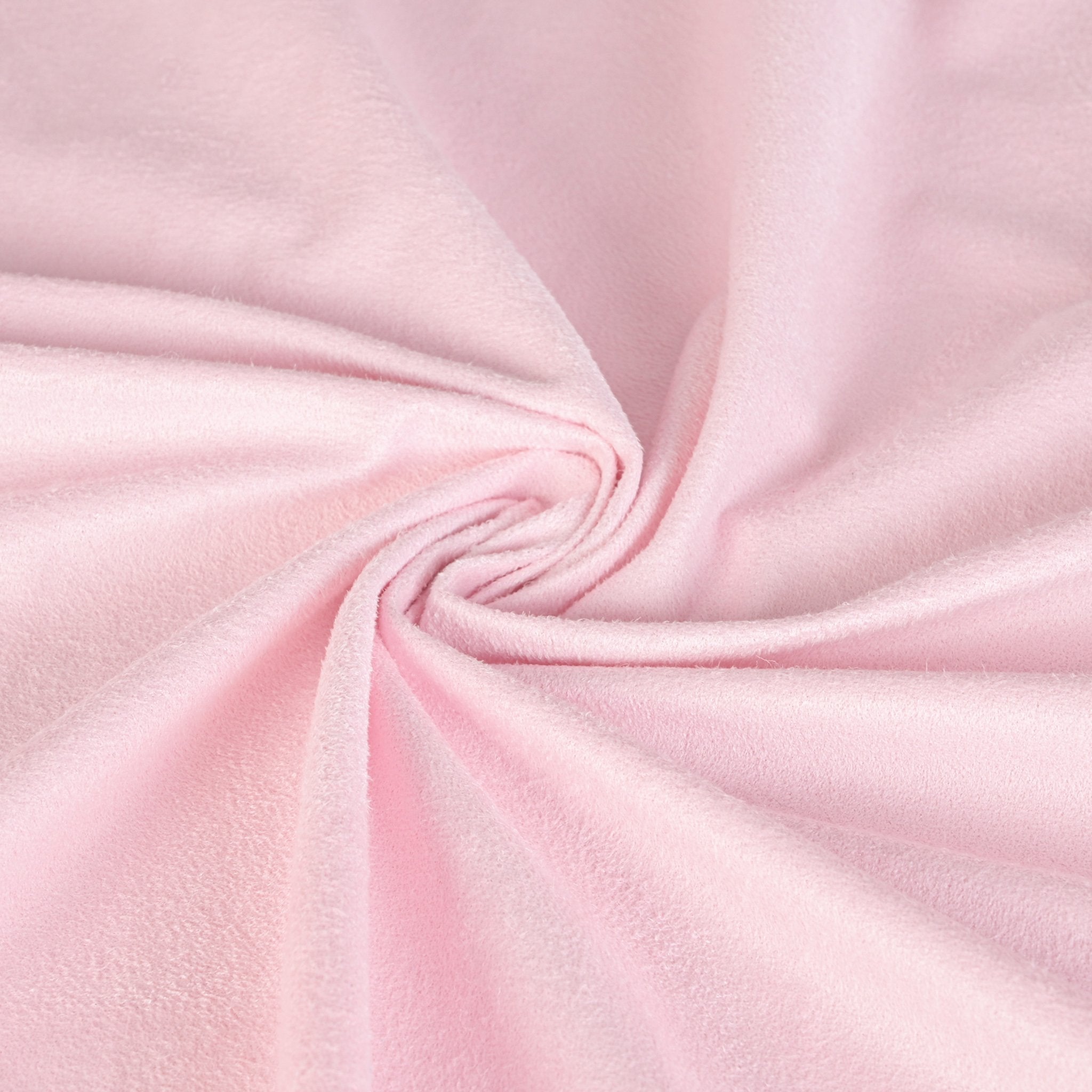 Baby Pink Suede Fabric 4963