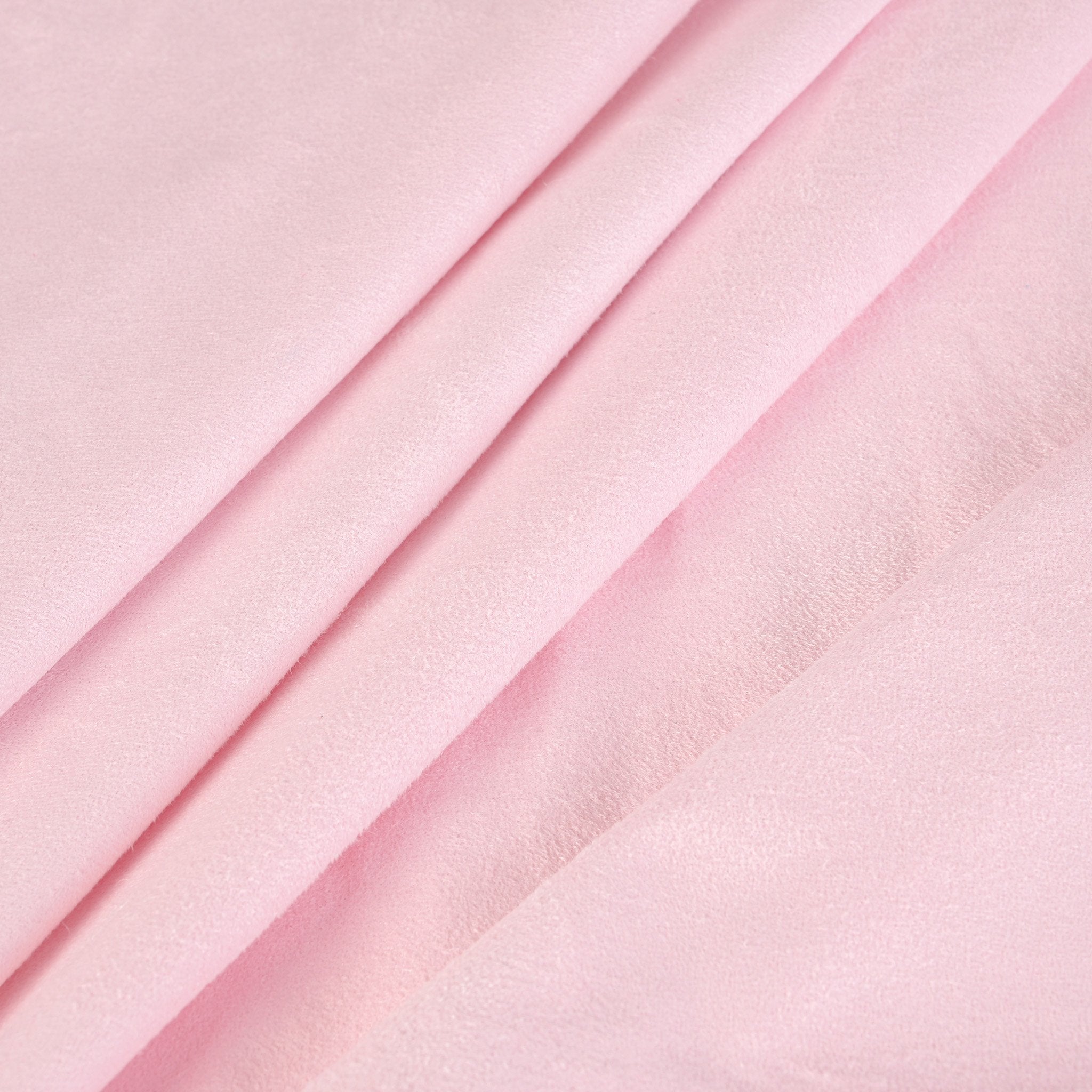 Baby Pink Suede Fabric 4963