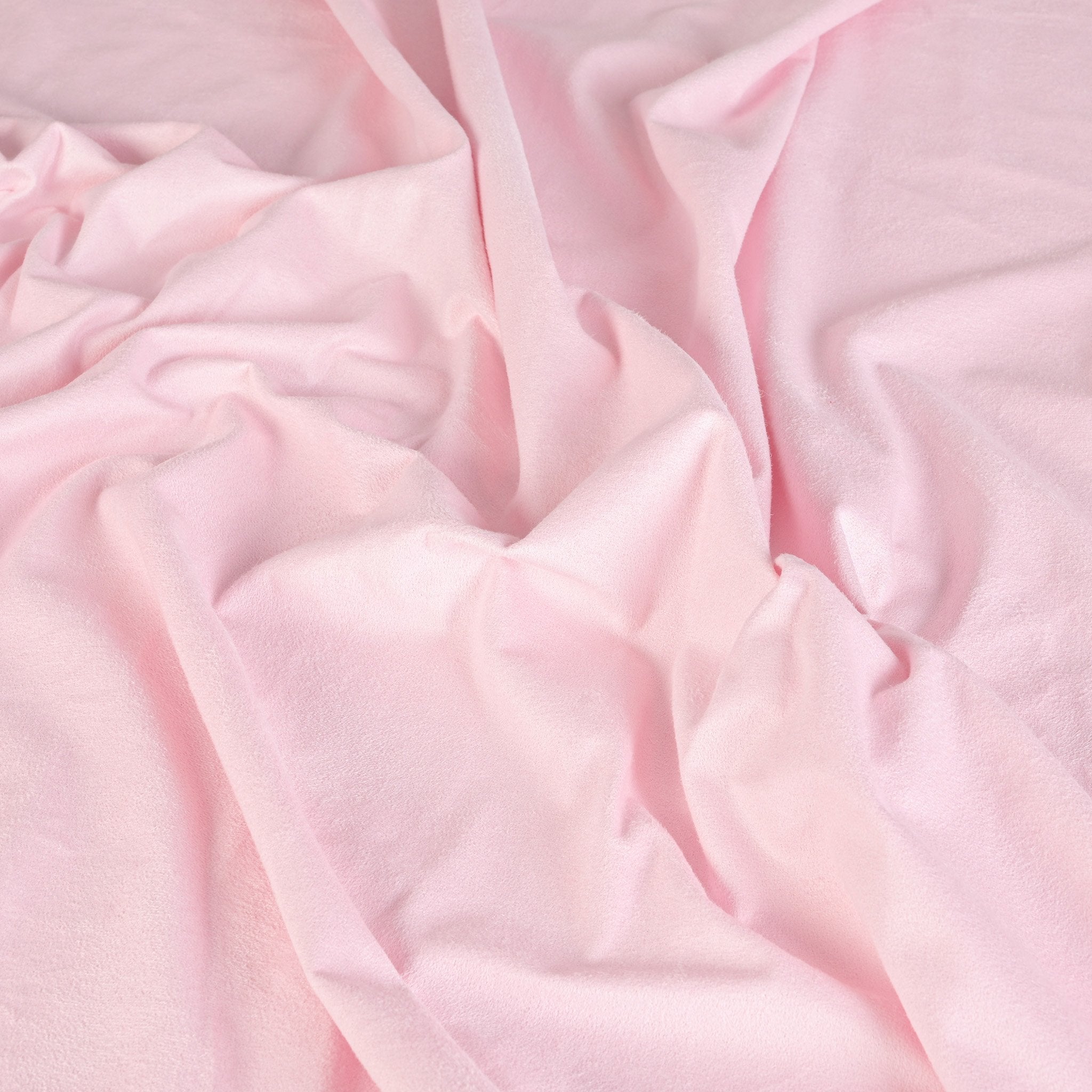 Baby Pink Suede Fabric 4963