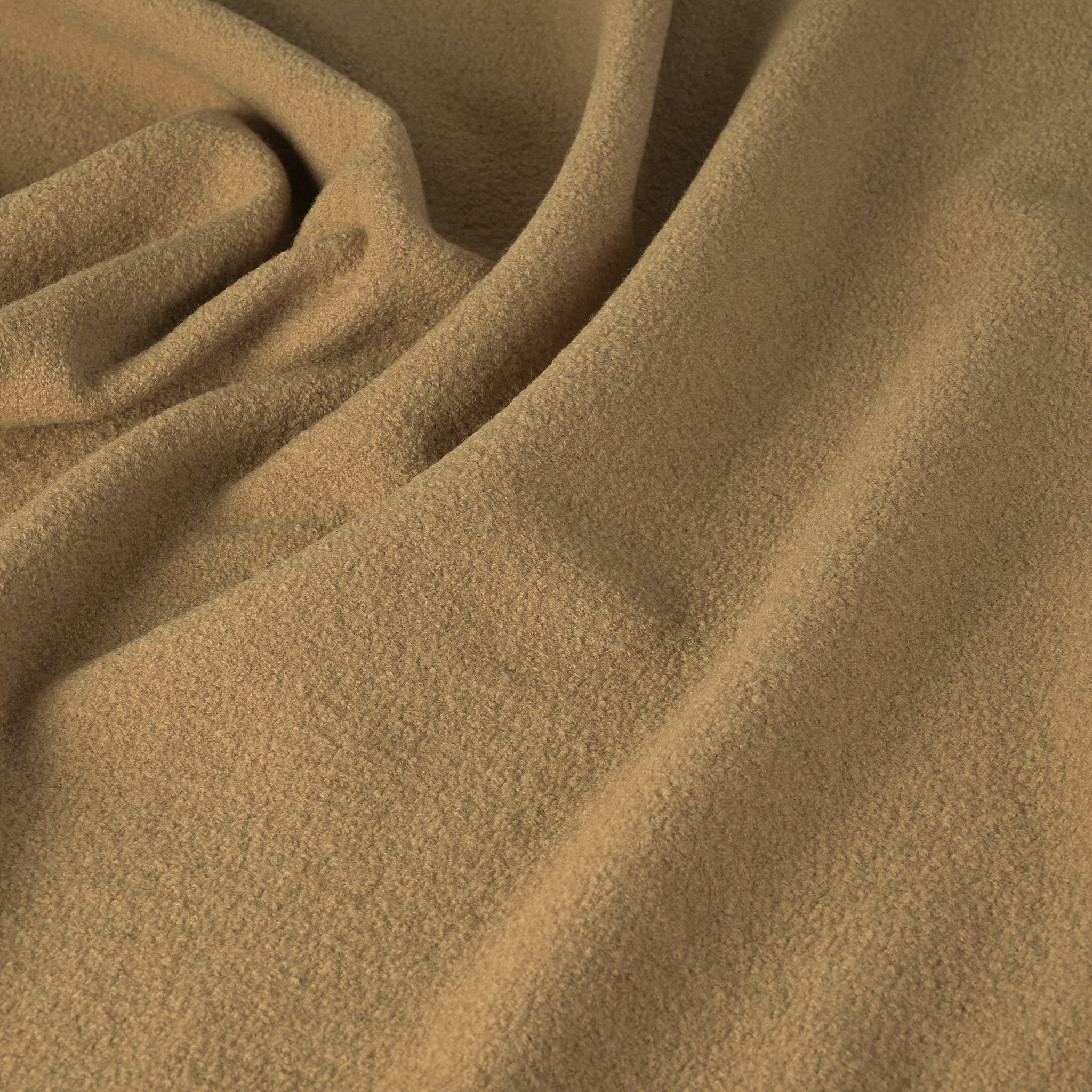 Beige Bouclé Coating Fabric 3806
