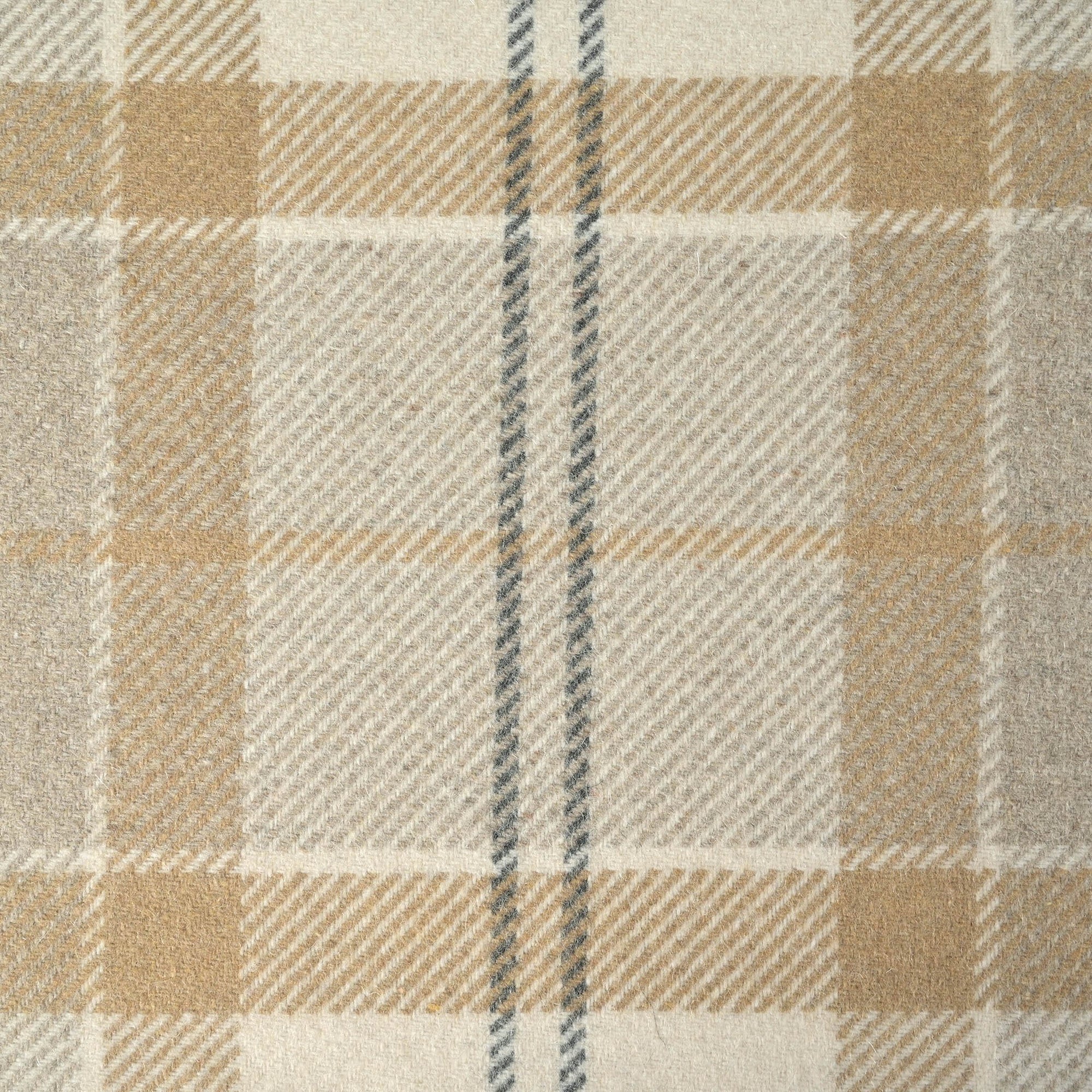 Beige Check Coating Fabric 9847