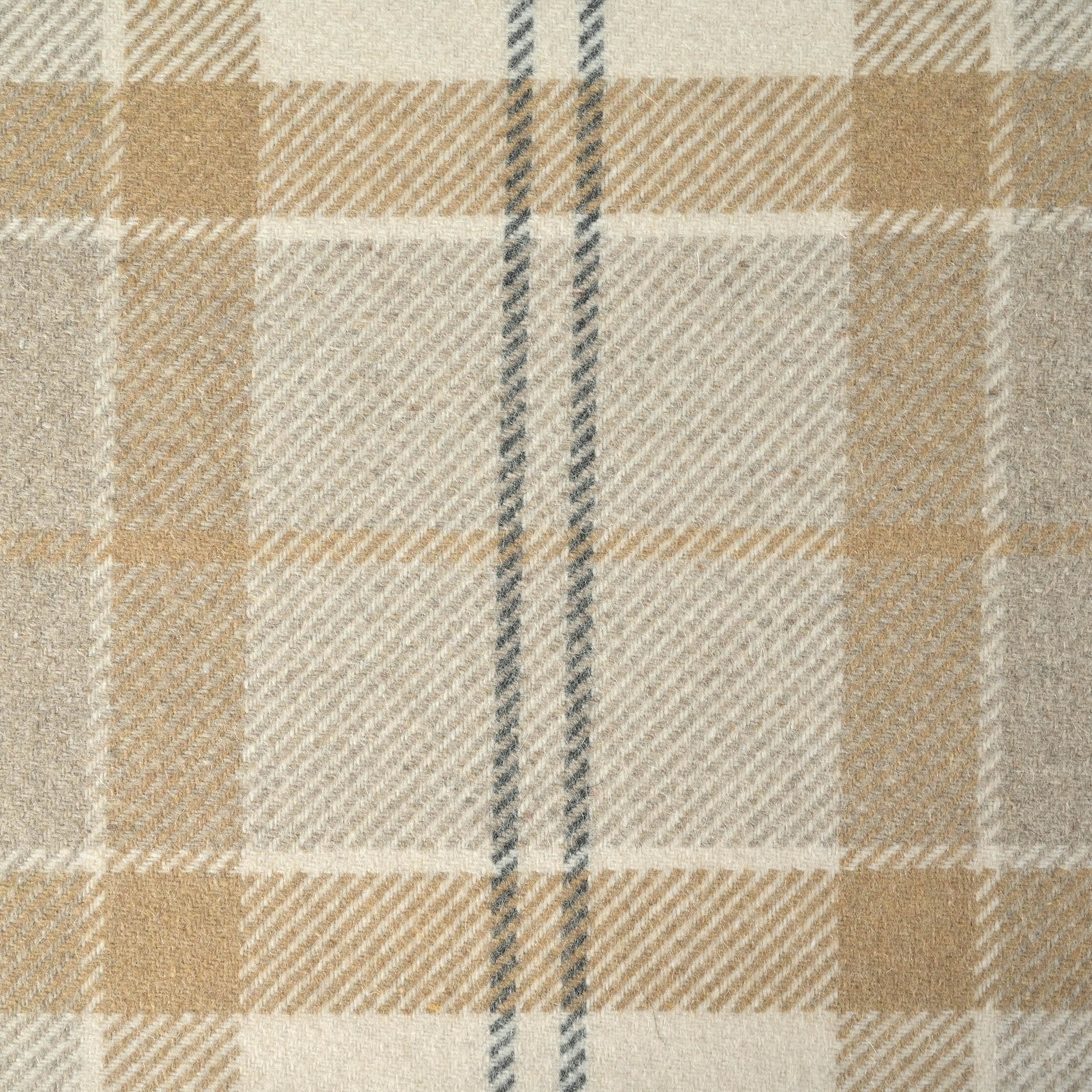 Beige Check Coating Fabric 9847