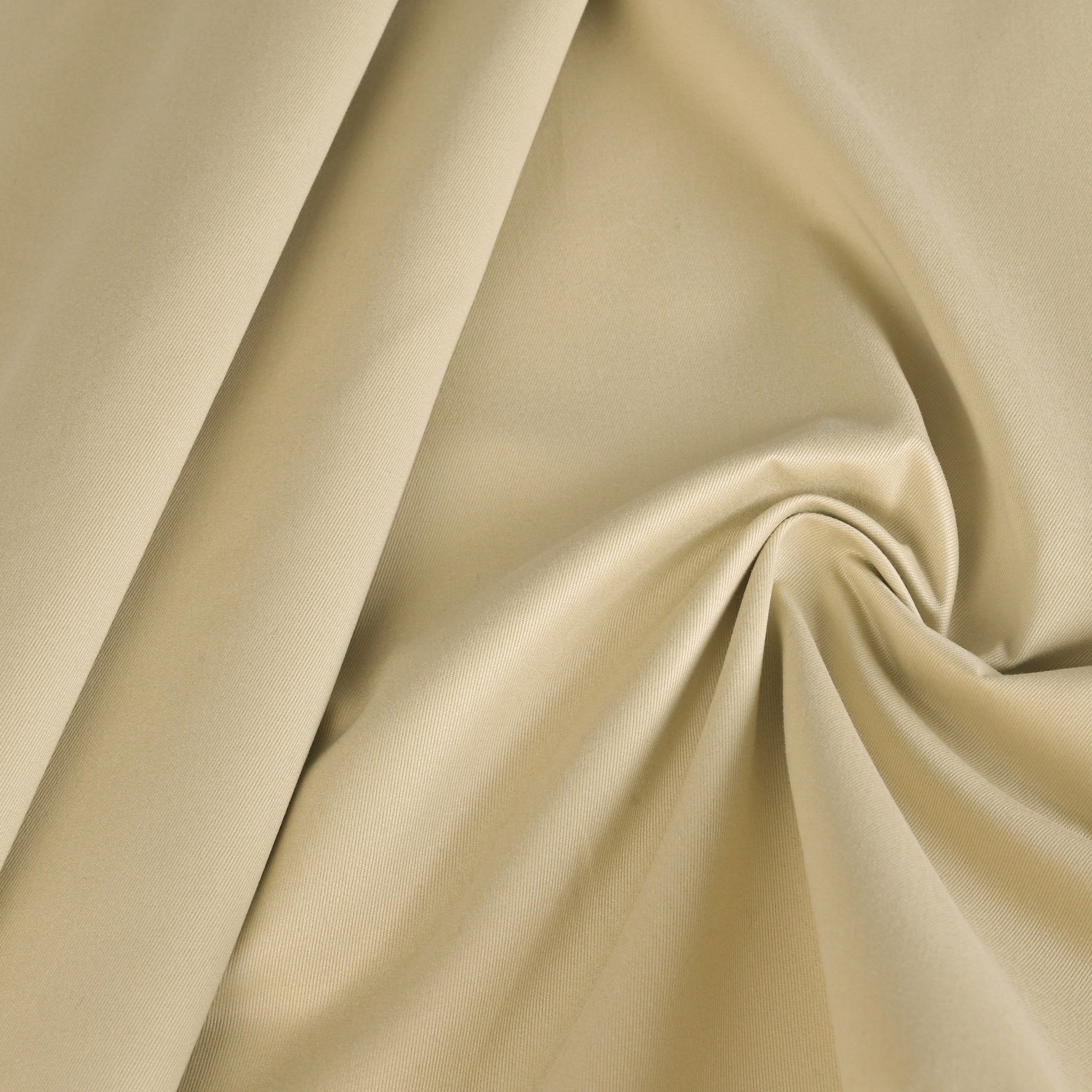 Beige Cotton Twill Fabric 3653
