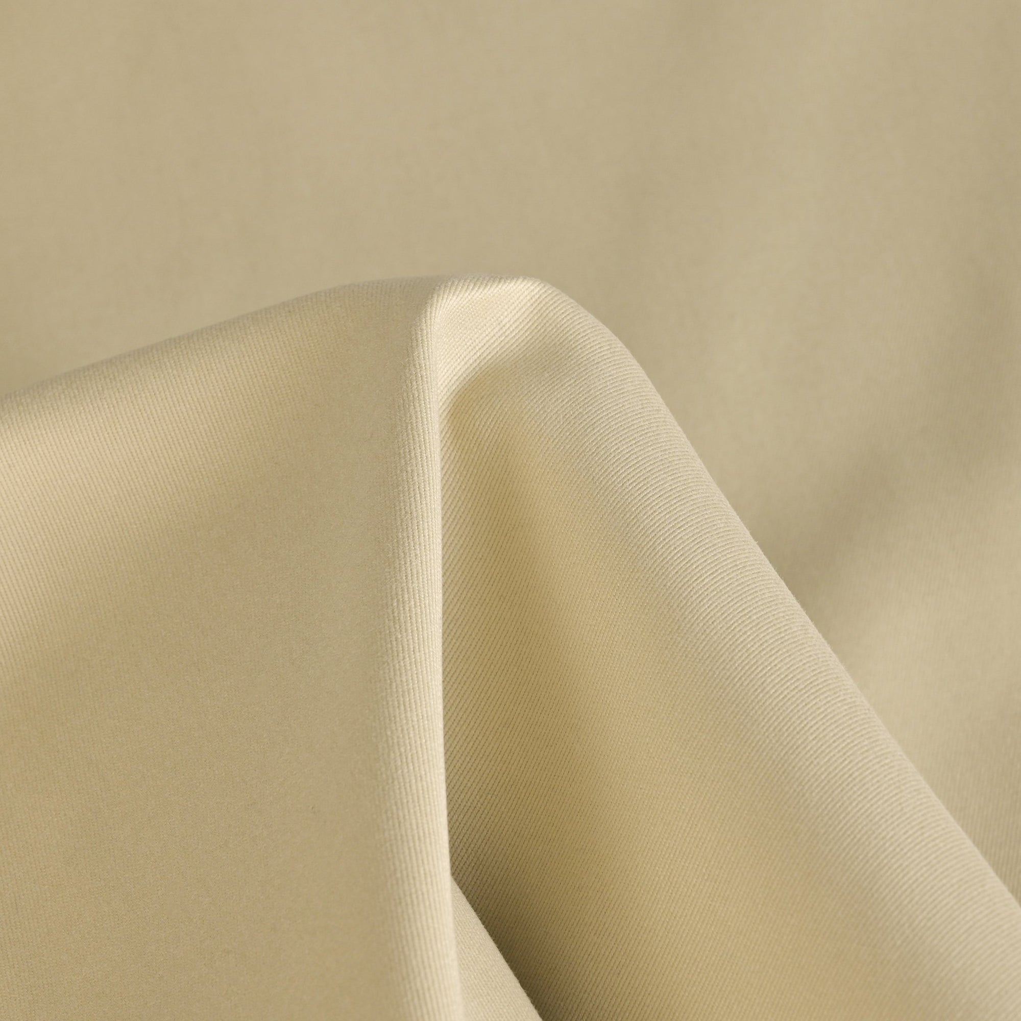 Beige Cotton Twill Fabric 3653