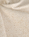 Beige Herringbone Bouclé Fabric 5134