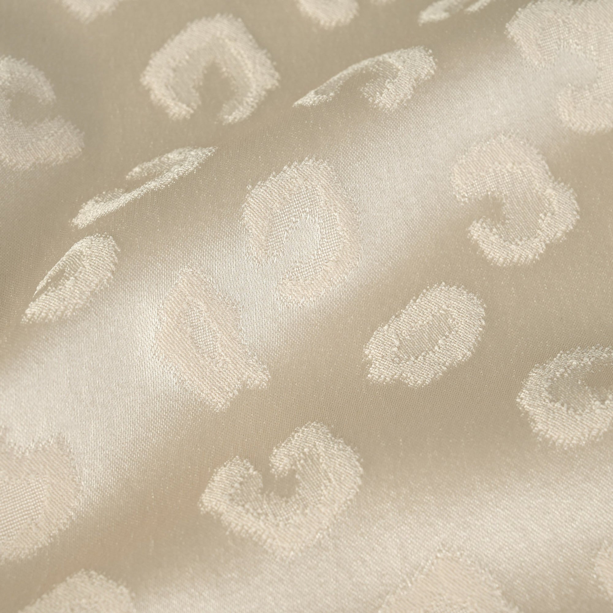 Beige Shiny Satin Fabric 8647