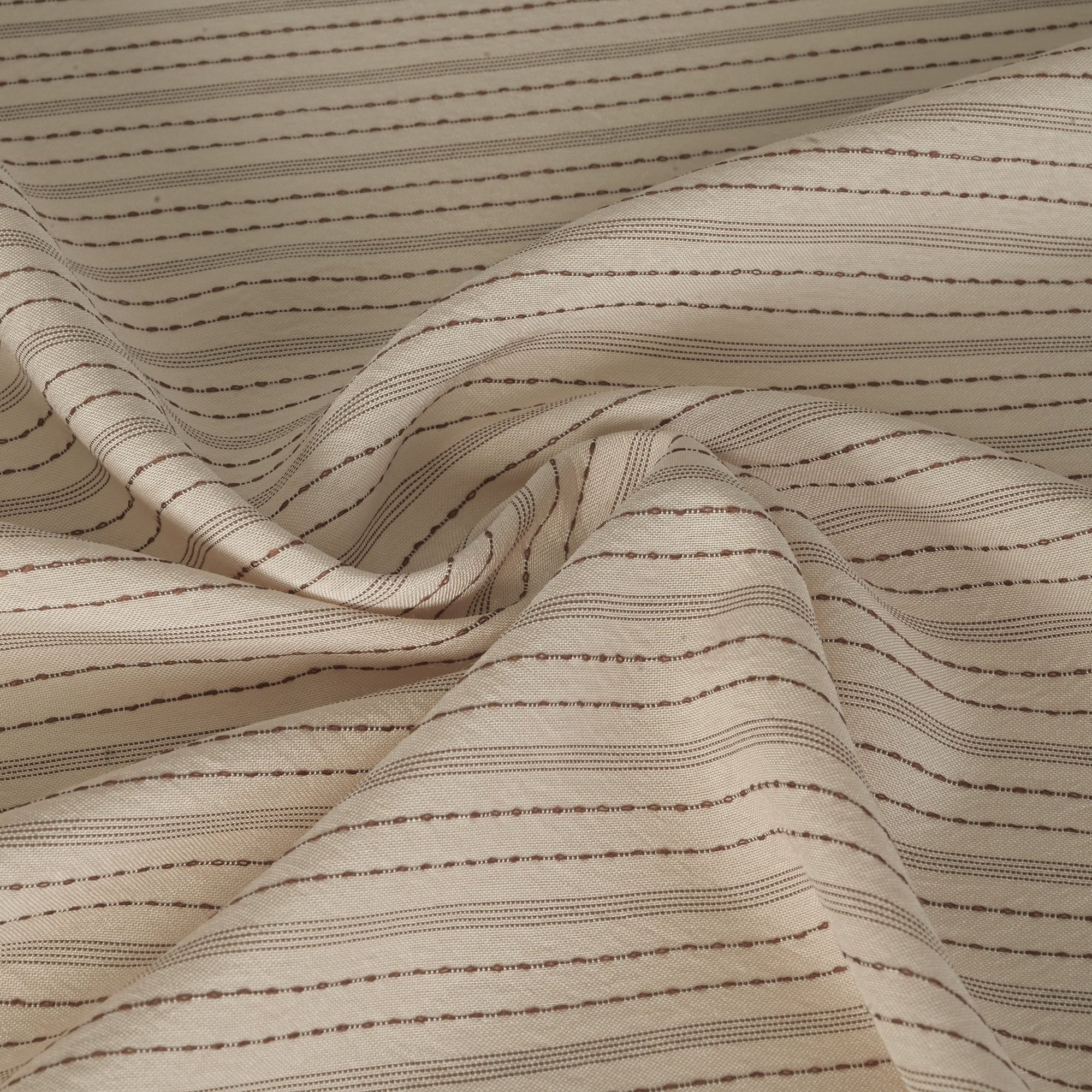 Beige Shirting Fabric 8226