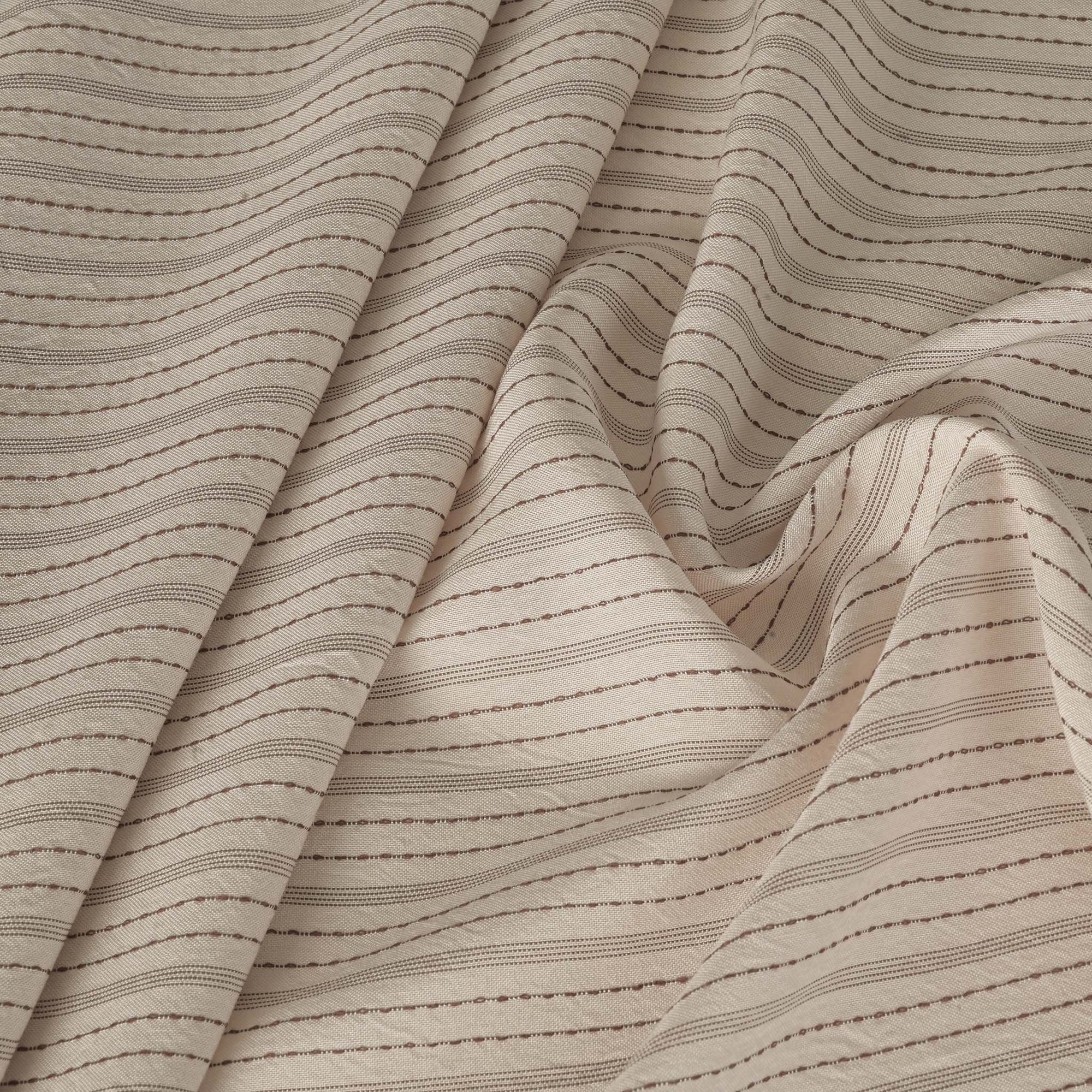 Beige Shirting Fabric 8226