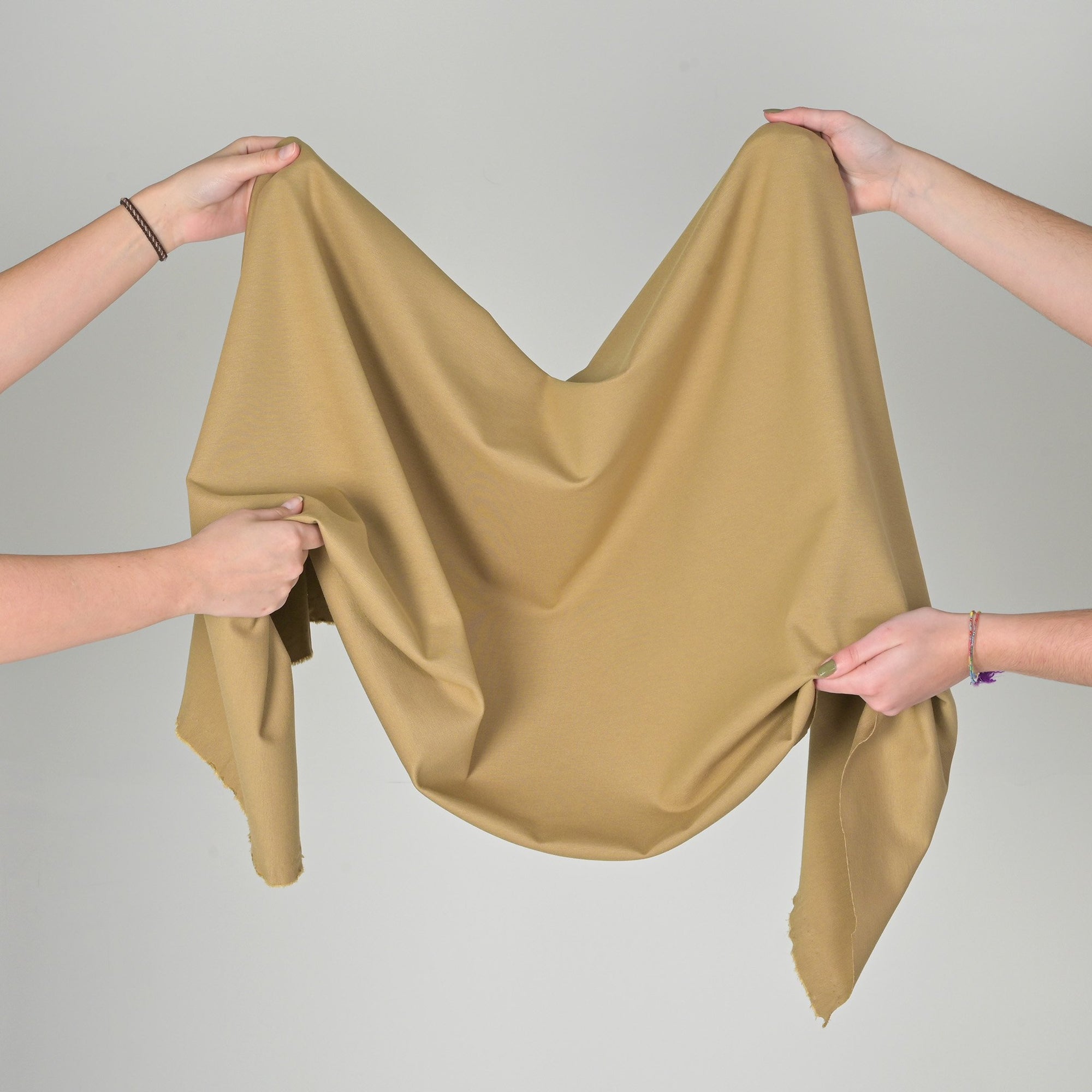 Beige Stretchy Knit Fabric 11076