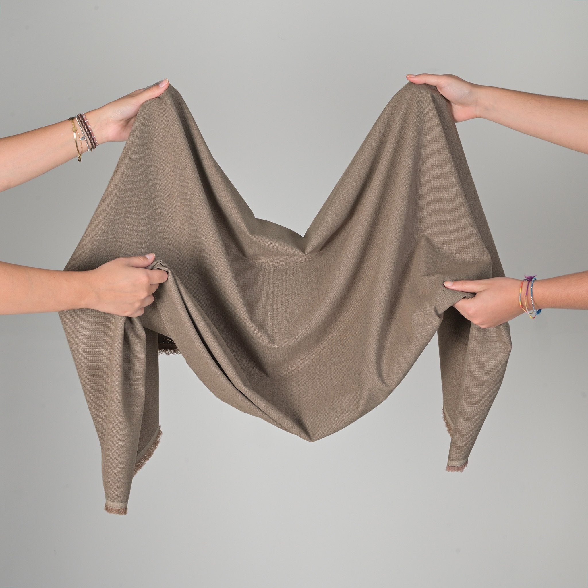 Beige Suiting Fabric 12033