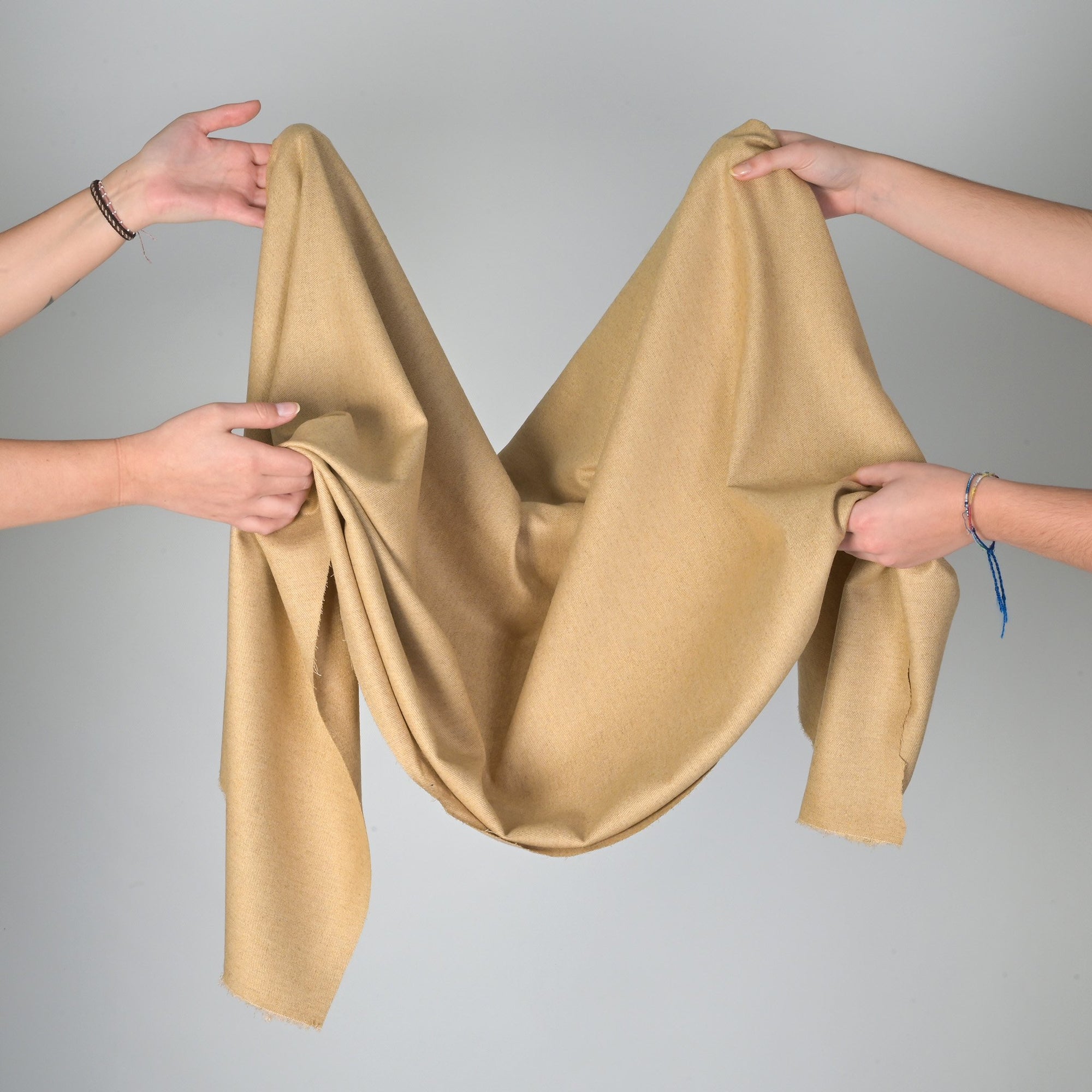 Beige Suiting Flannel Fabric 5624