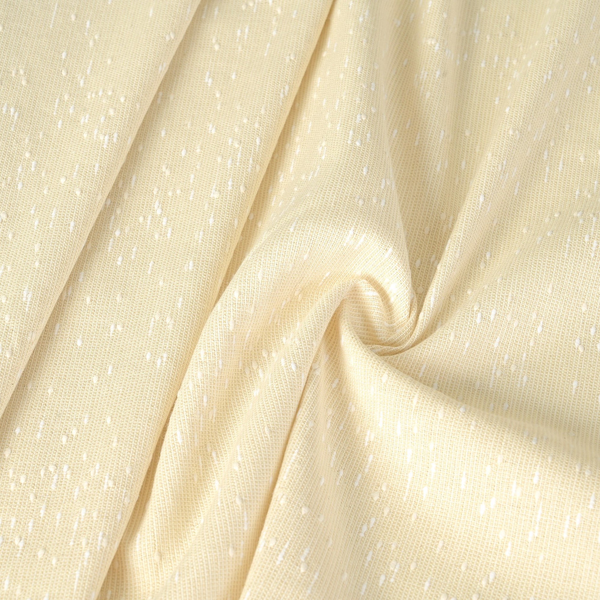 Beige Textured Canvas Fabric 11083