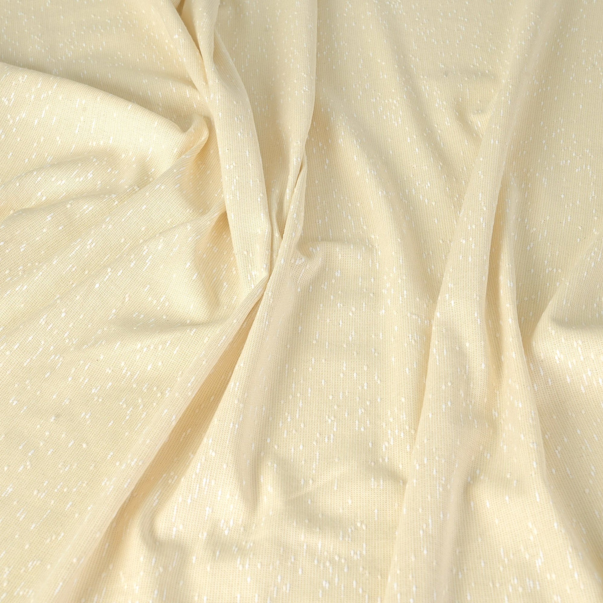 Beige Textured Canvas Fabric 11083