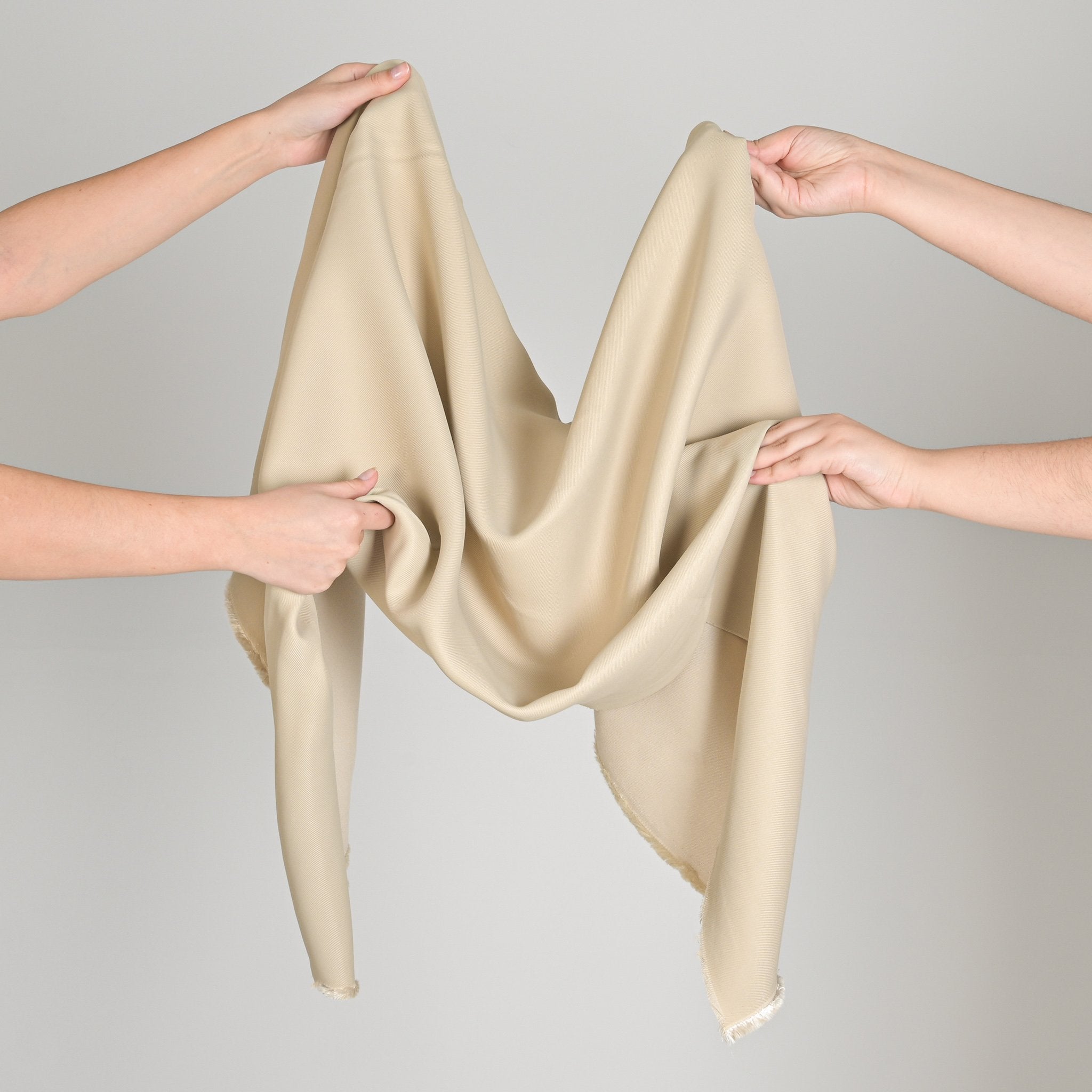 Beige Viscose Twill 8007