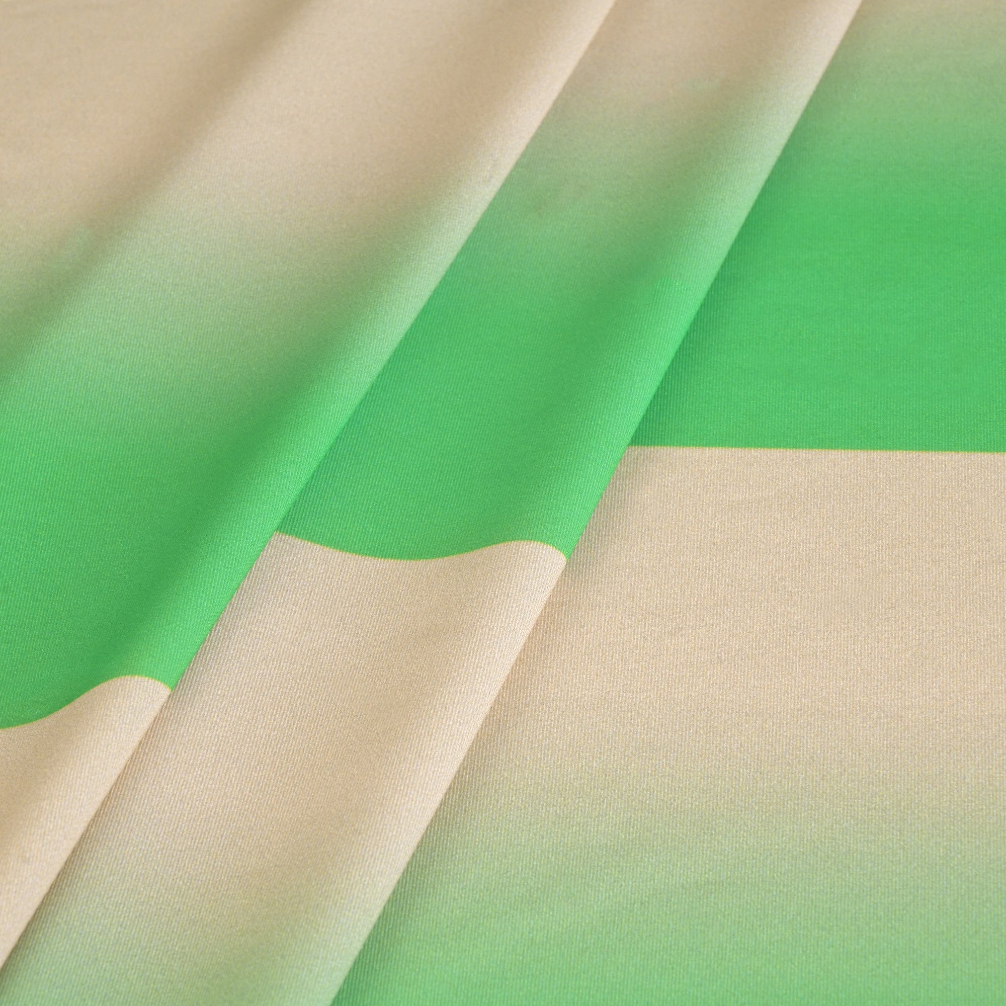 Beige and Green Gradient Jersey 6831