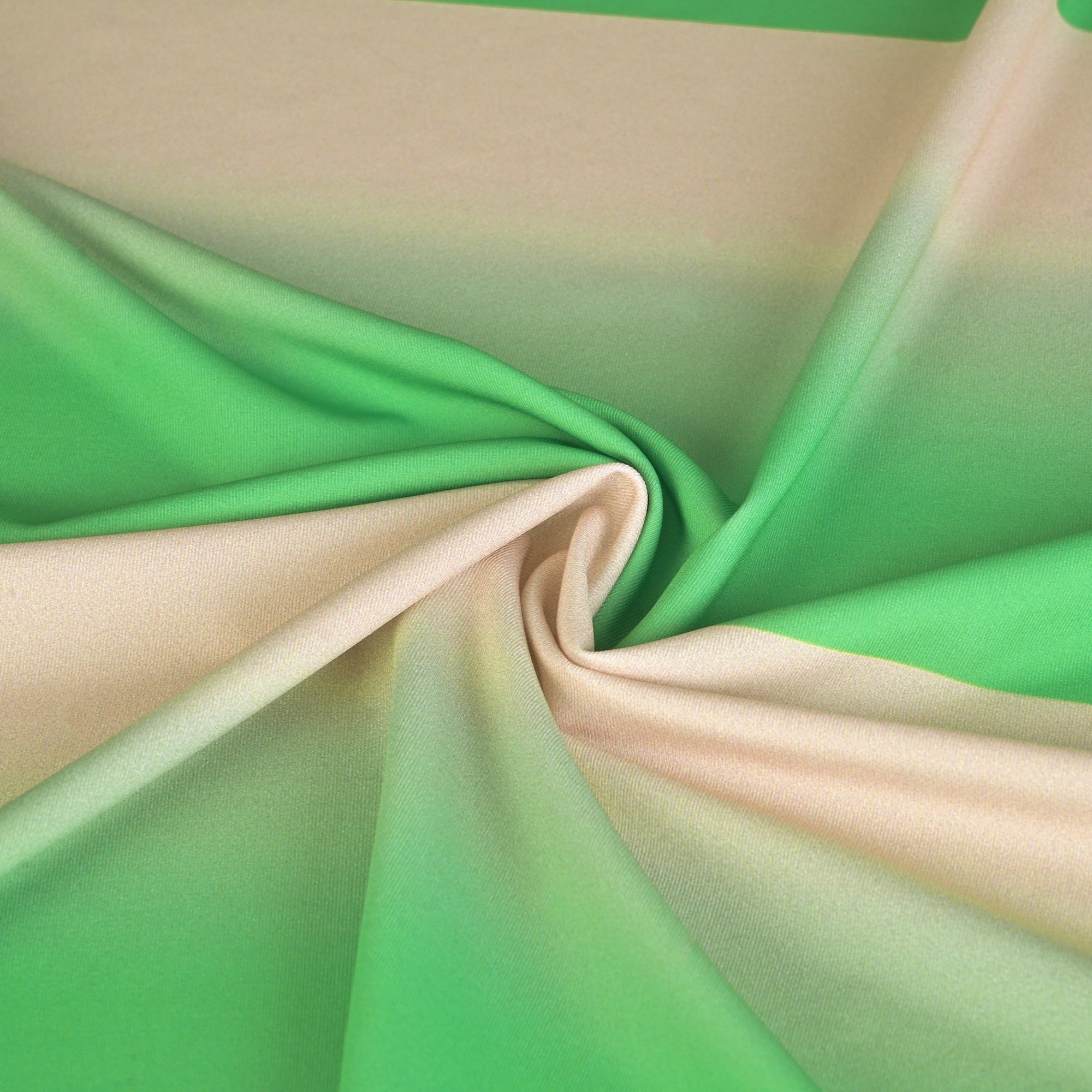 Beige and Green Gradient Jersey 6831