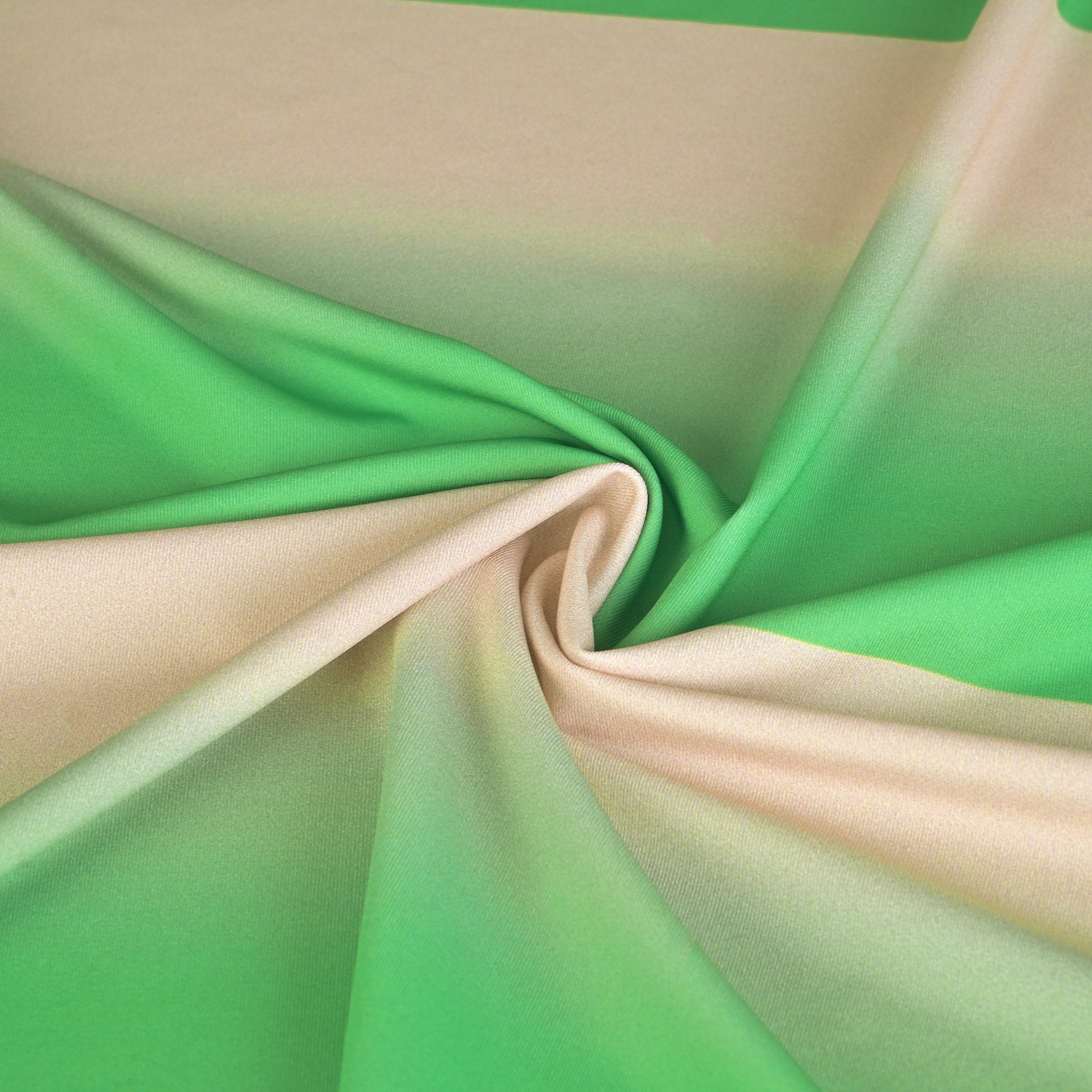 Beige and Green Gradient Jersey 6831