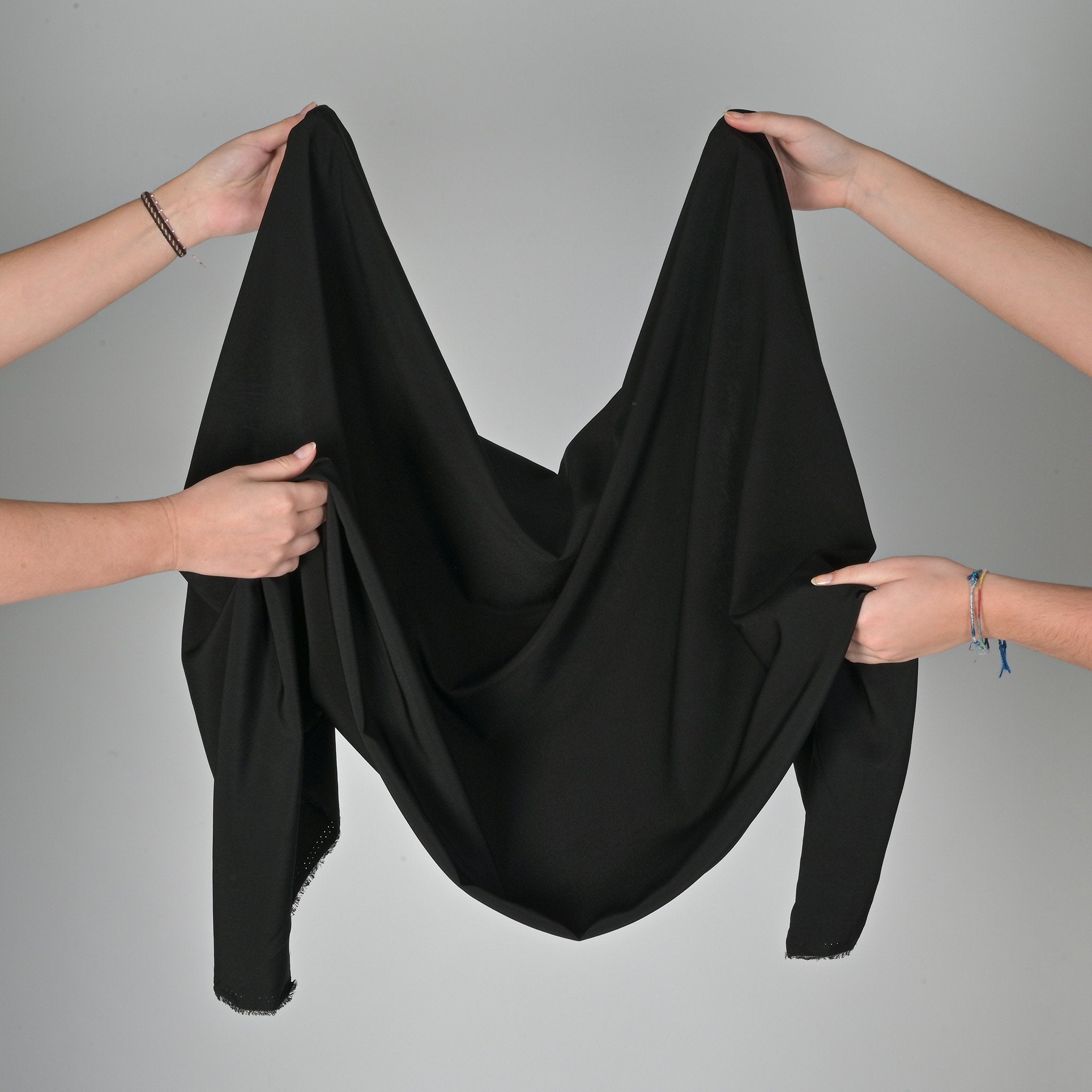 Black Blouse Weight Fabric 3336