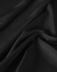 Black Blouse Weight Fabric 3336
