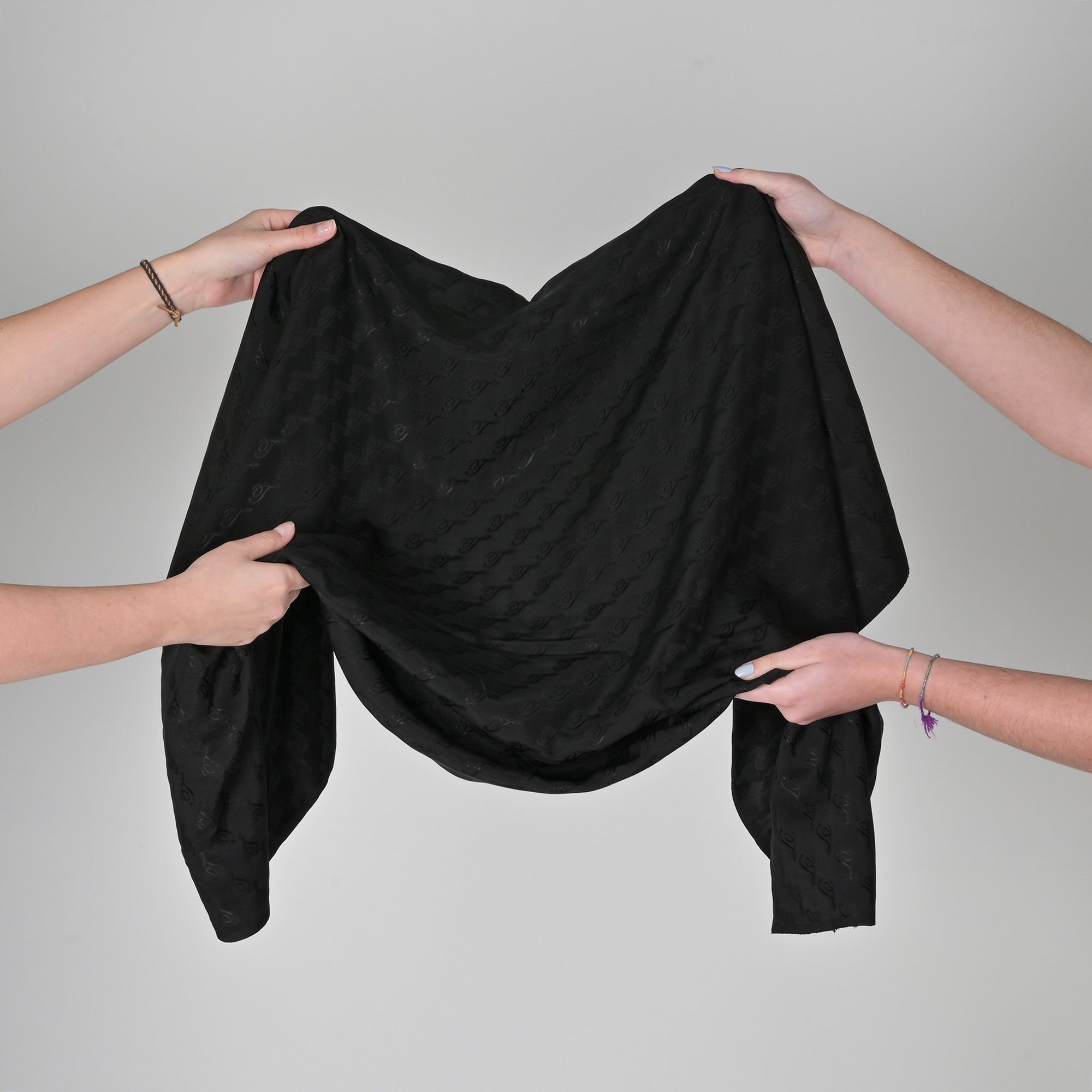 Black Blouse Weight Fabric 5355