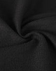 Black Bouclé Coating Fabric 12035