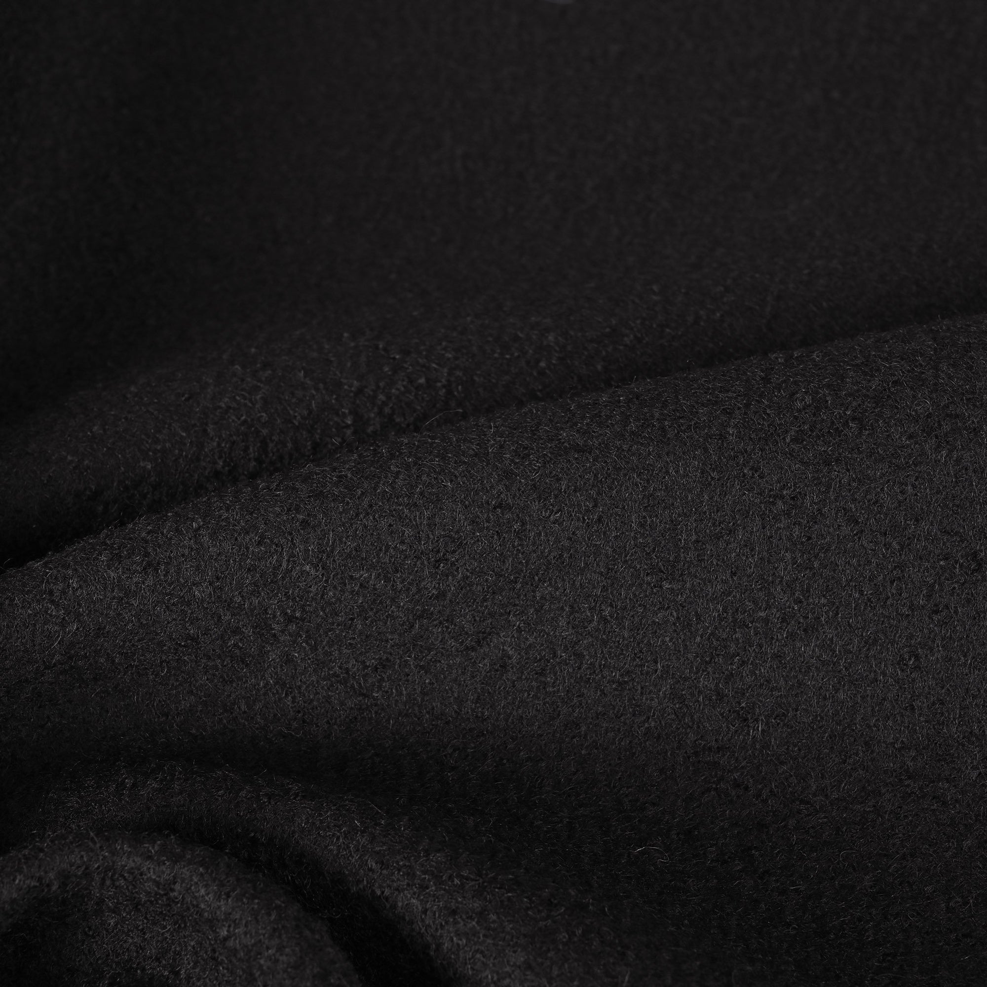 Black Bouclé Coating Fabric 12035