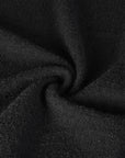 Black Bouclé Coating Fabric 93144