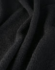 Black Bouclé Coating Fabric 93144