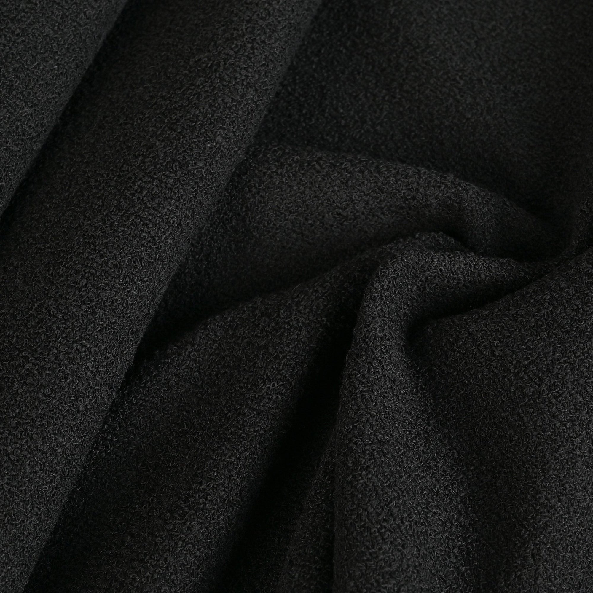 Black Bouclé Crepe 1964