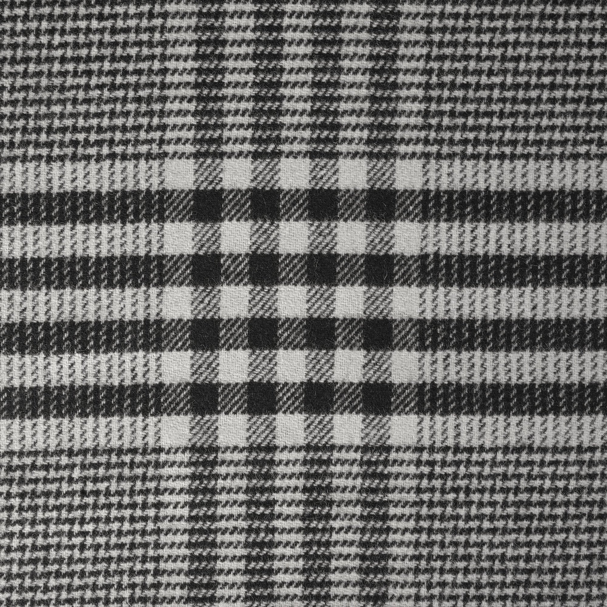 Black Check Coating Fabric 8002
