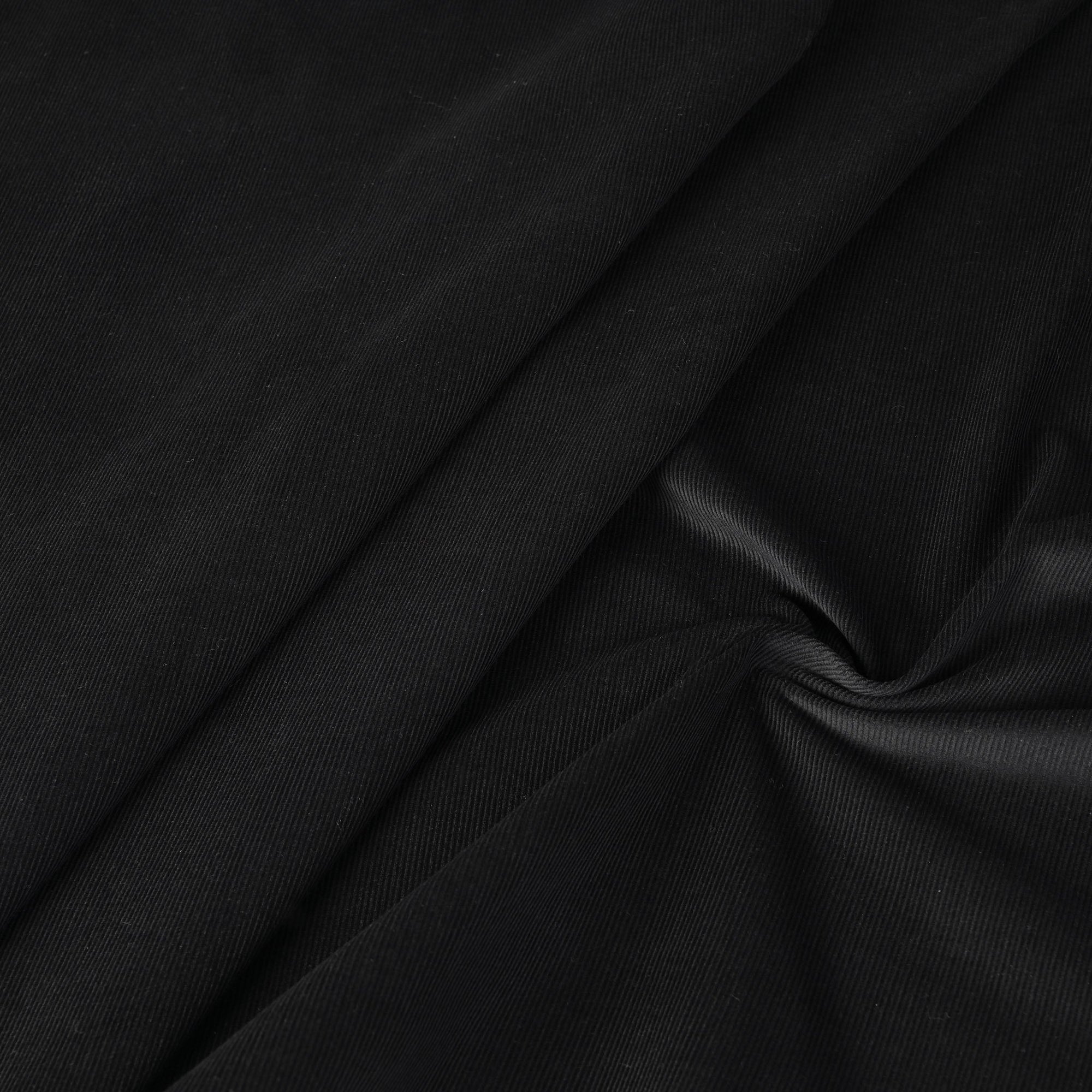 Black Corduroy Fabric 1497