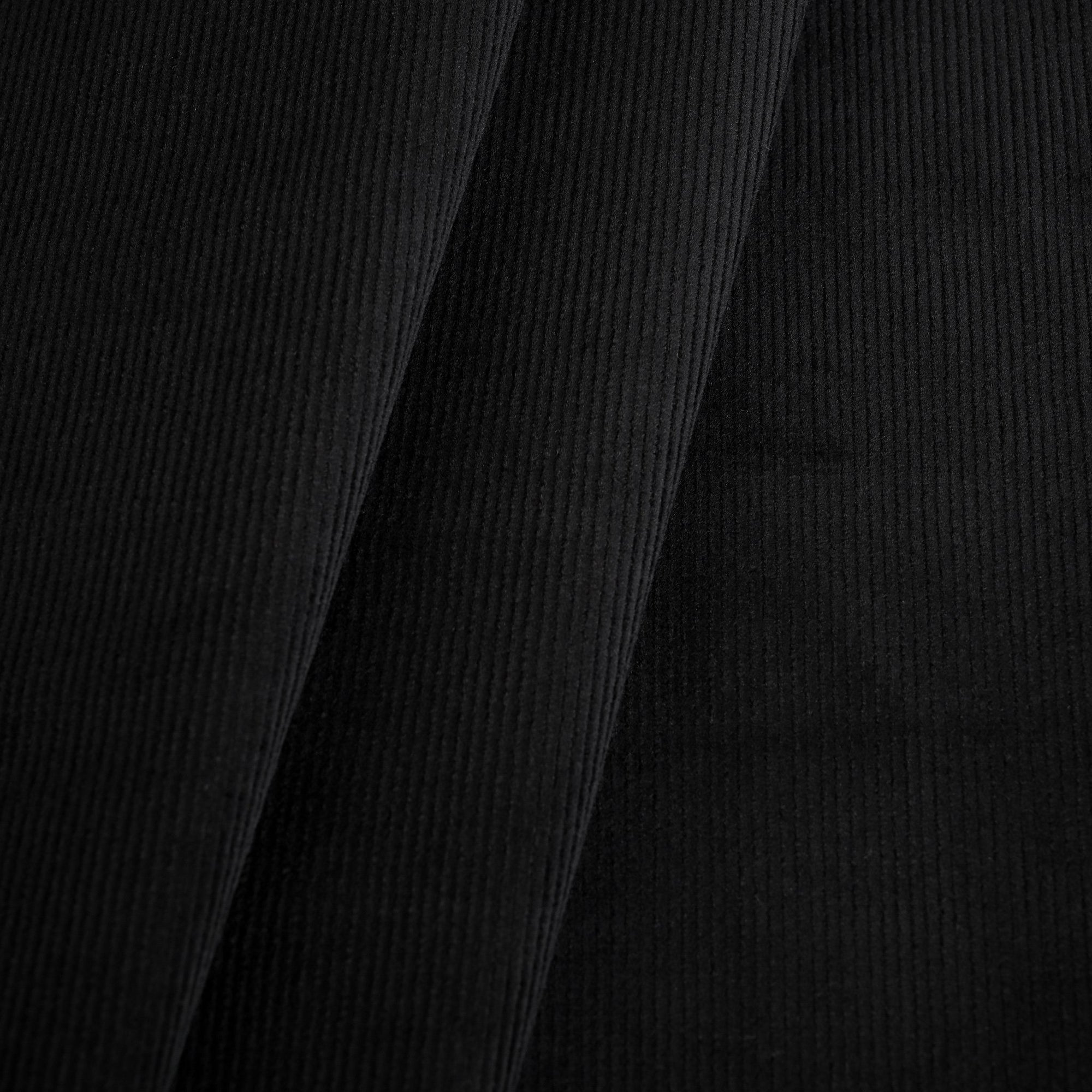 Black Corduroy Fabric 3879