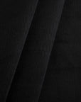 Black Corduroy Fabric 3879