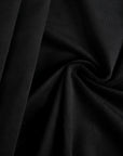 Black Corduroy Fabric 3879