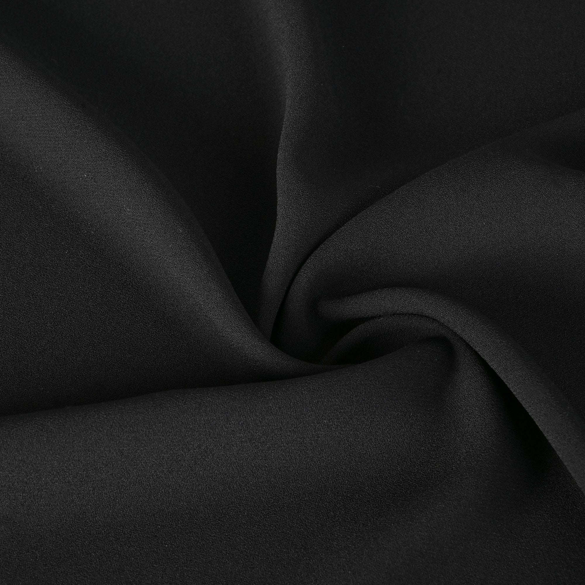 Black Crepe Fabric 2231