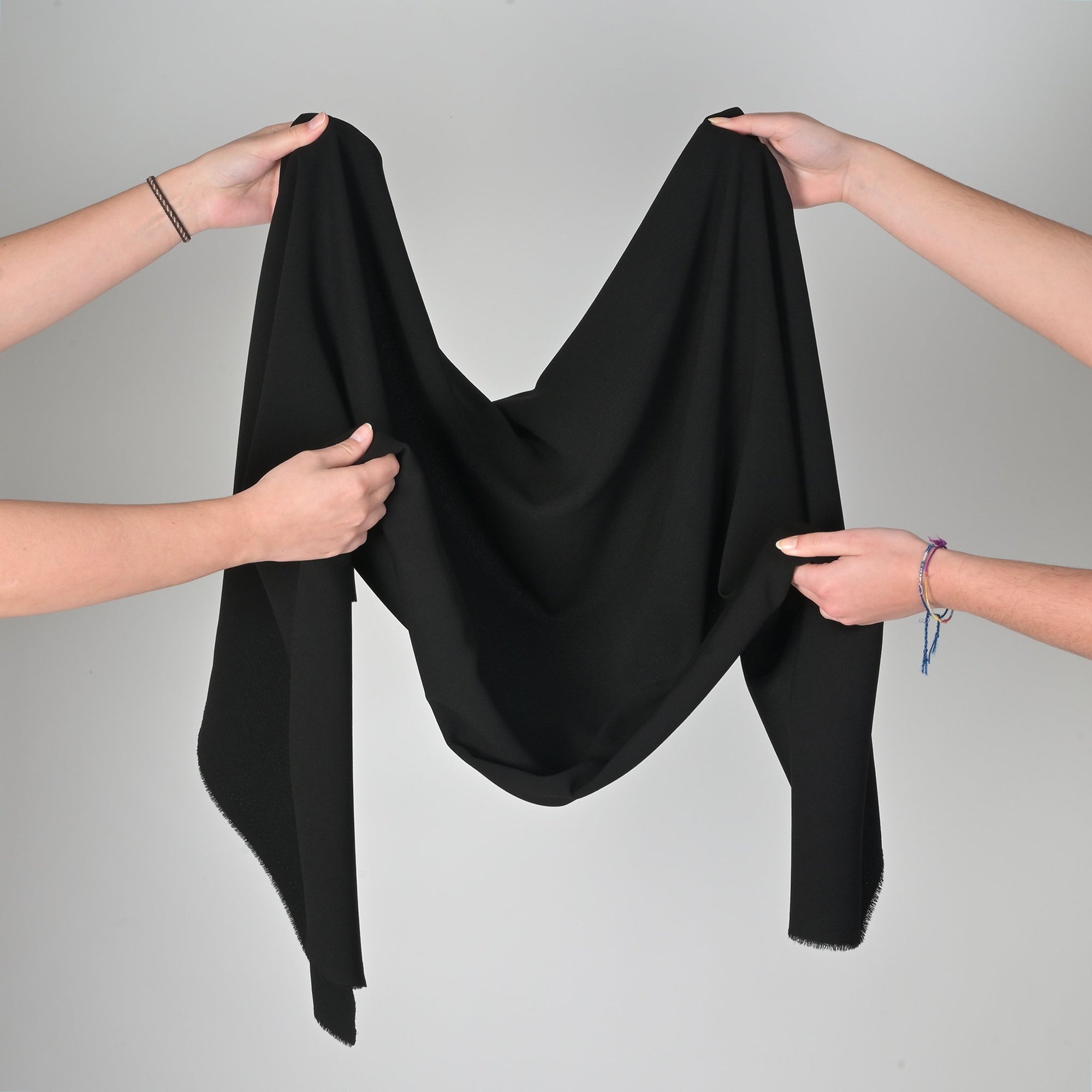 Black Crepe Fabric 2231