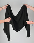 Black Crepe Fabric 2231