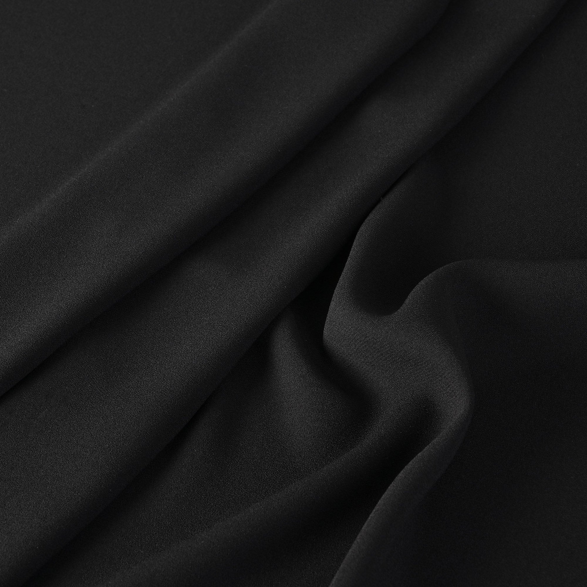 Black Crepe Fabric 2231