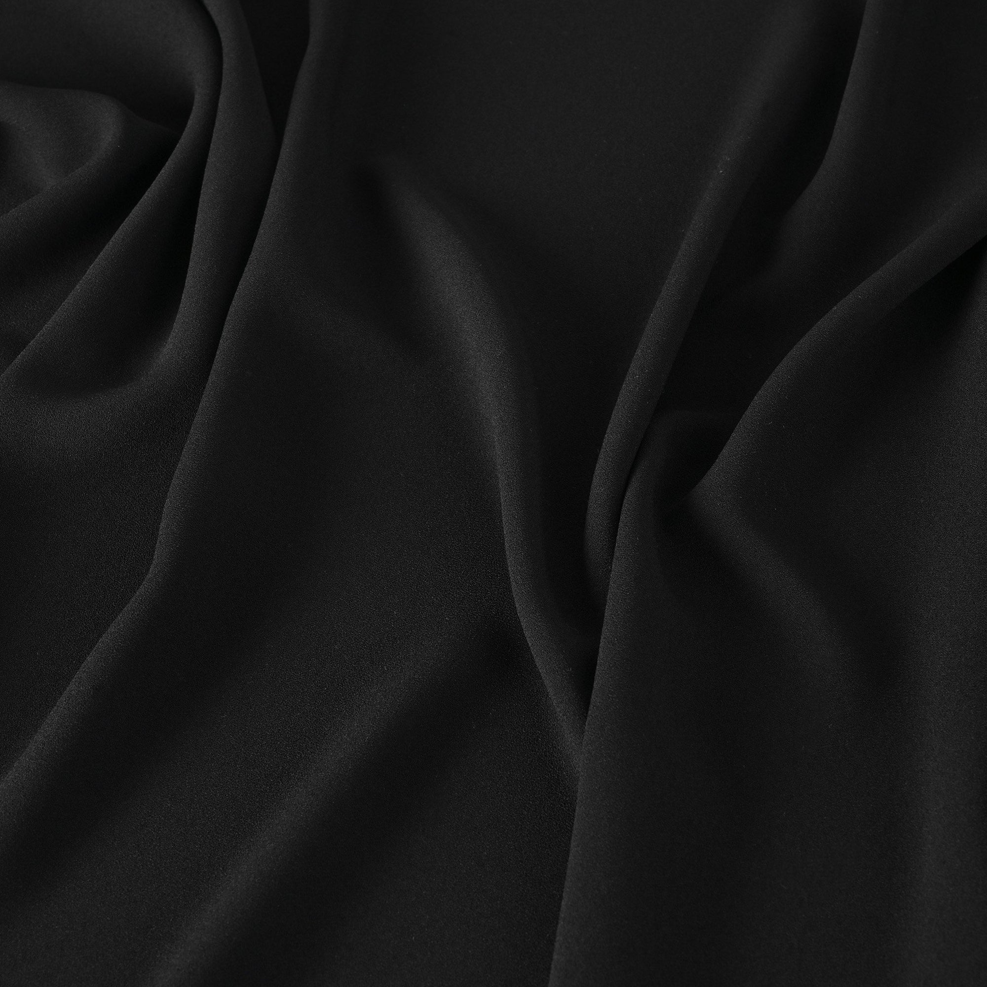 Black Crepe Fabric 2231