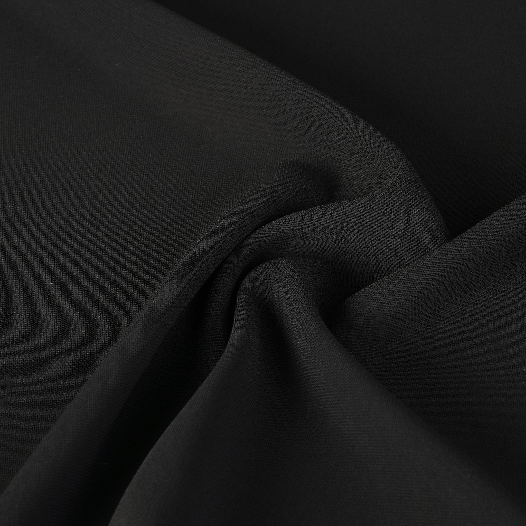 Black Crepe Fabric 2234