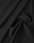 Black Crepe Fabric 2234