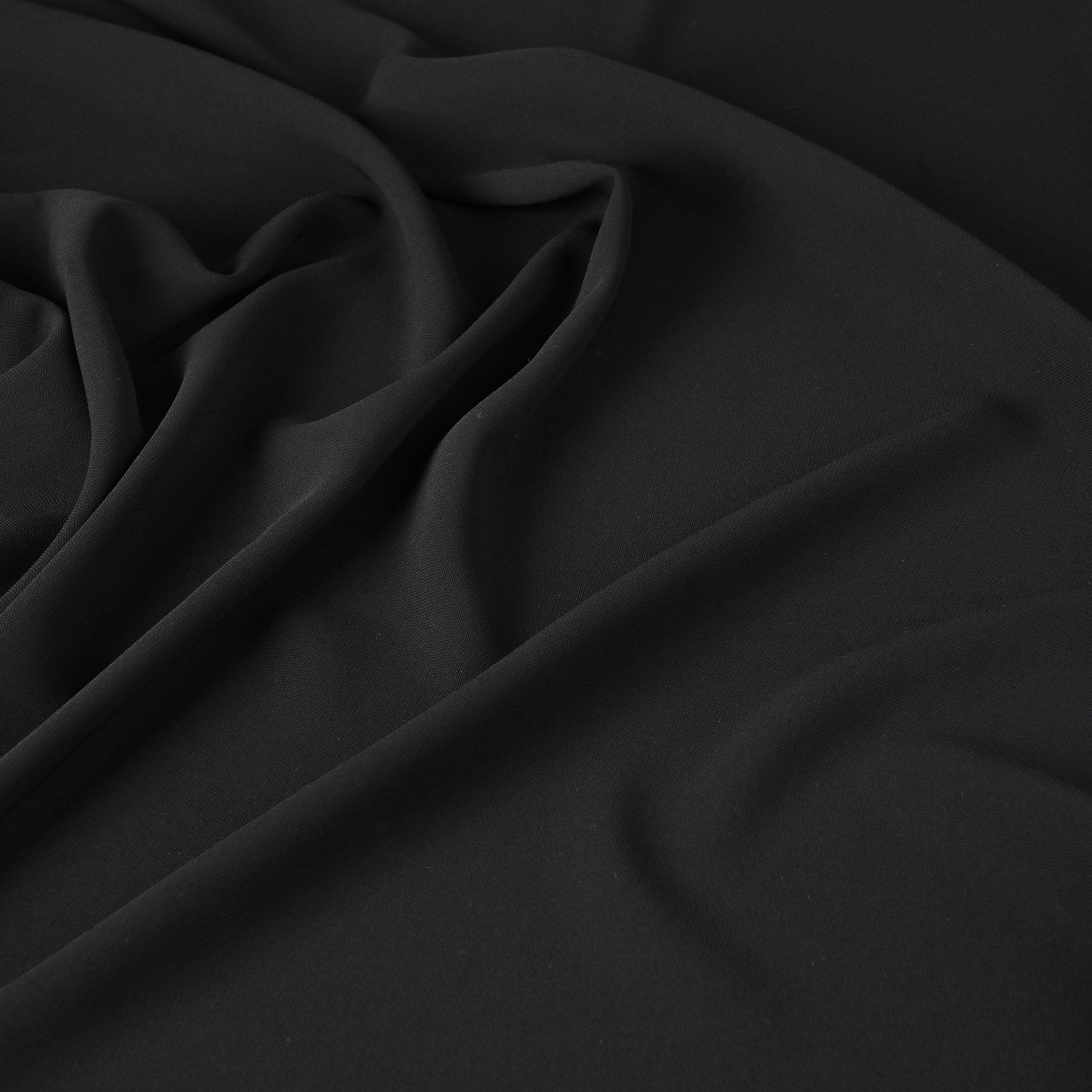 Black Crepe Fabric 2234