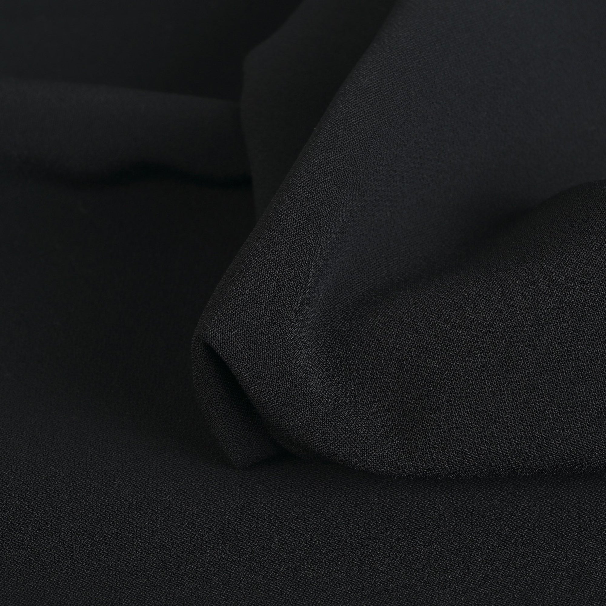 Black Crepe Fabric 3094