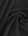 Black Crepe Fabric 3764