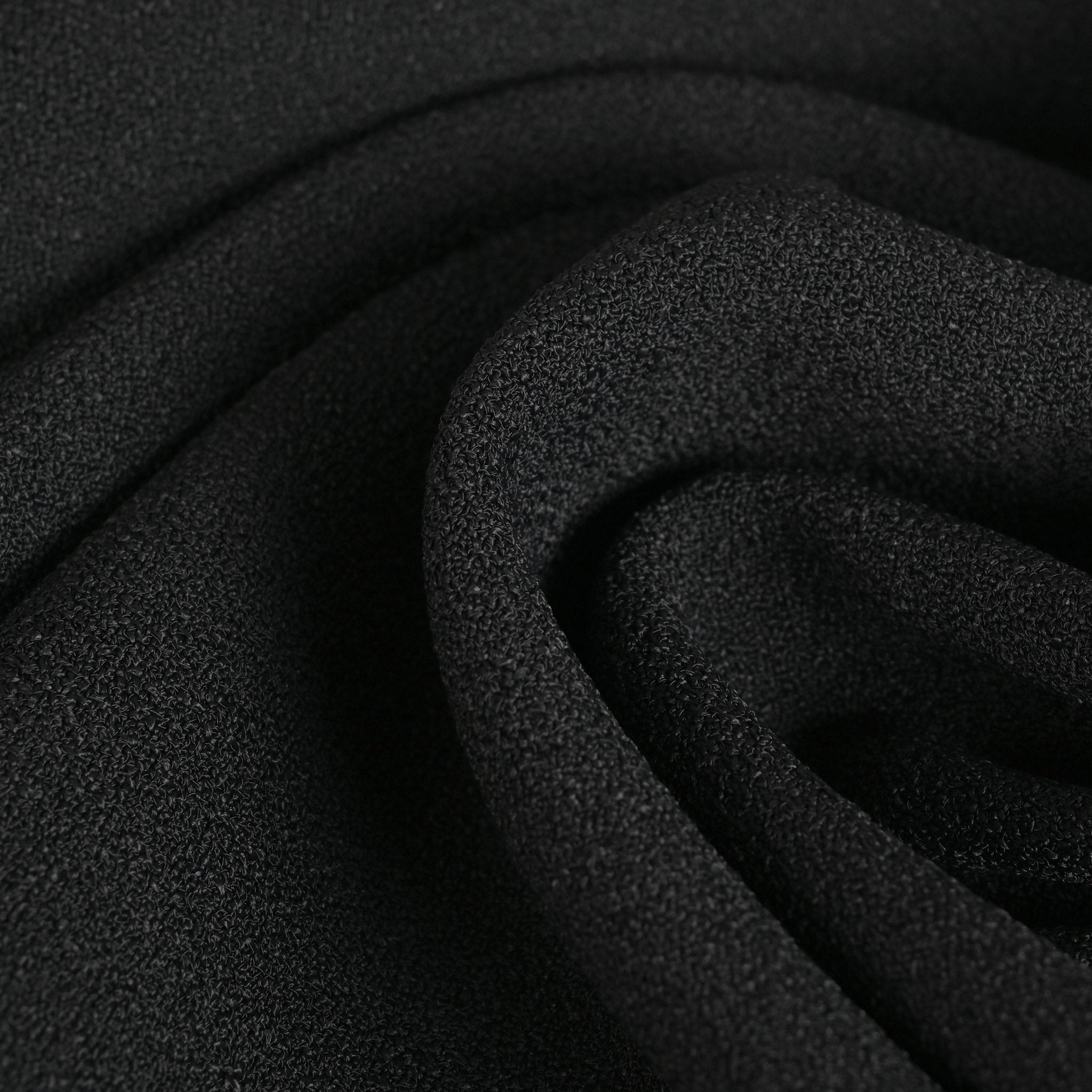 Black Crepe Fabric 3764