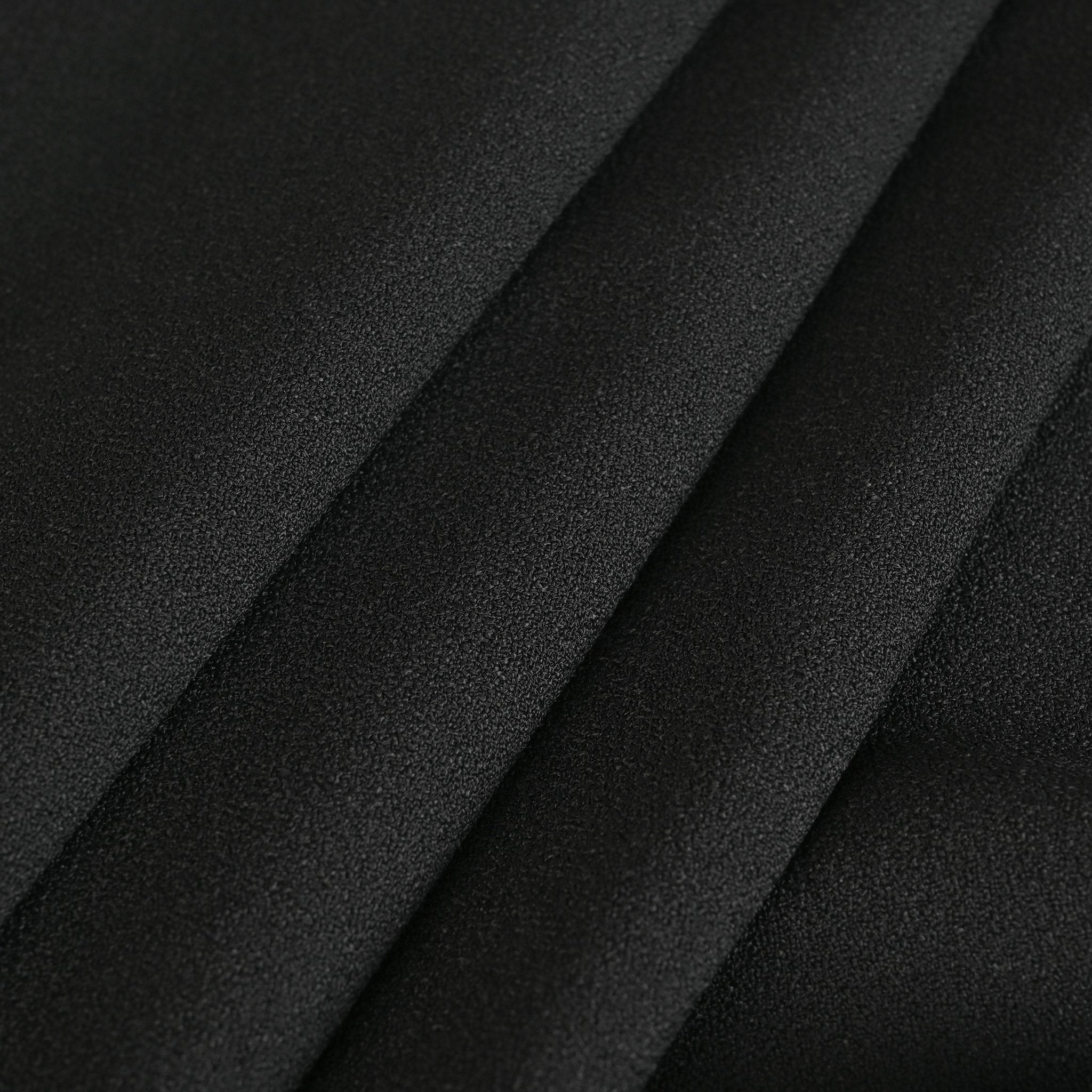 Black Crepe Fabric 3764