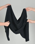 Black Crepe Fabric 3764