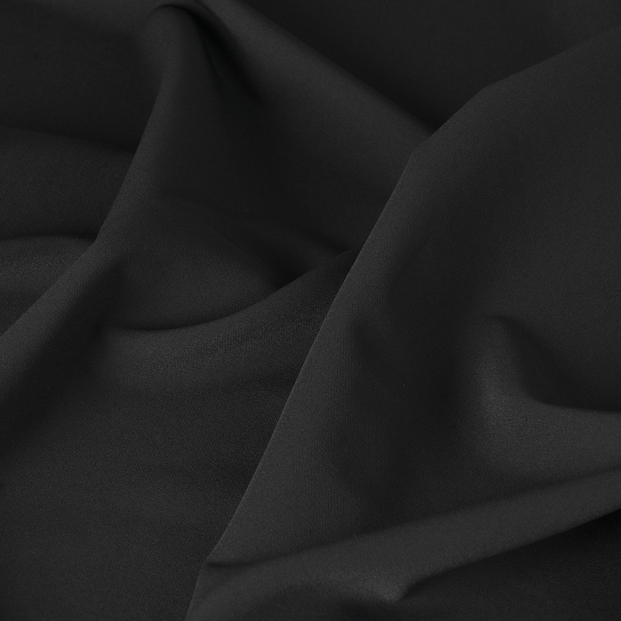 Black Double Weave Fabric 2237